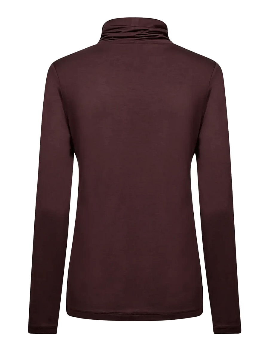 Soyaconcept - SC-MARICA - langärmlige tops - 8980 chocolate plum - 2