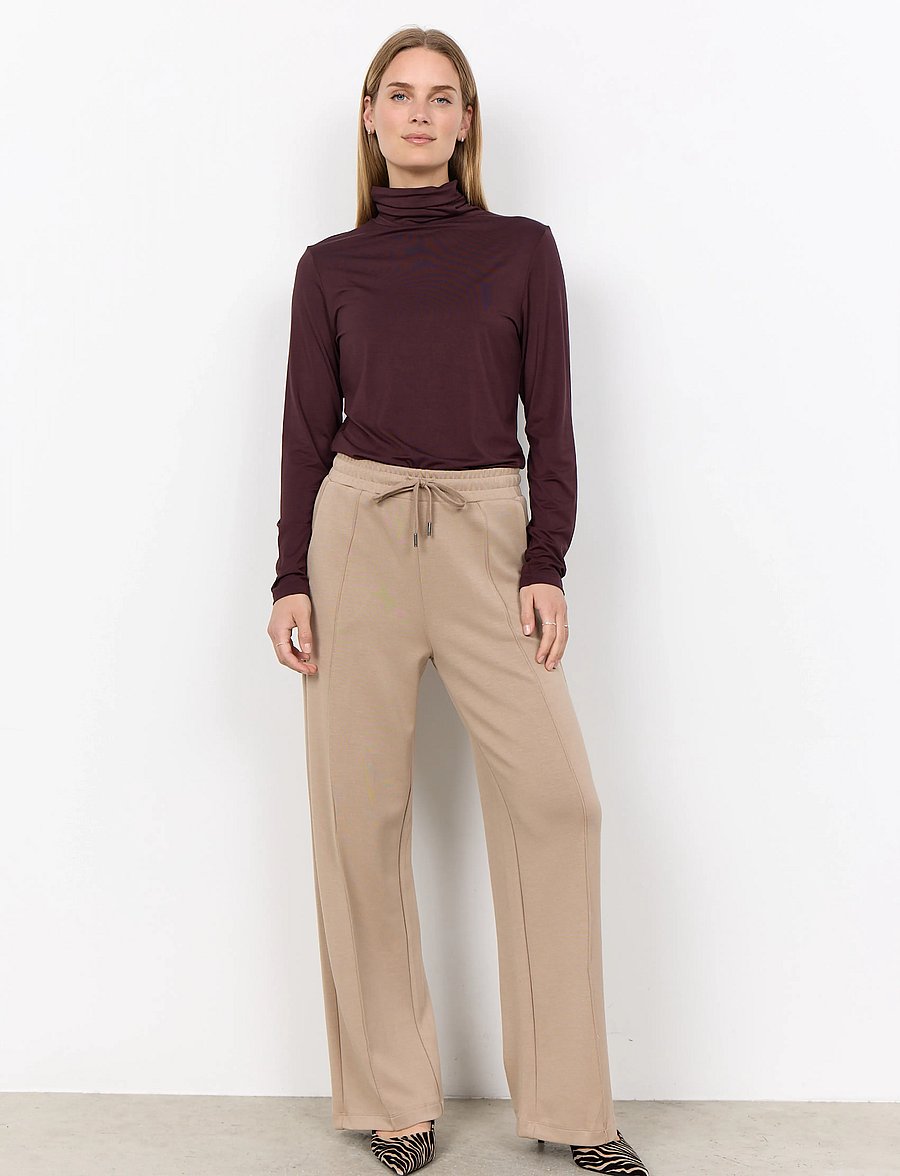 Soyaconcept - SC-MARICA - langärmlige tops - 8980 chocolate plum - 3