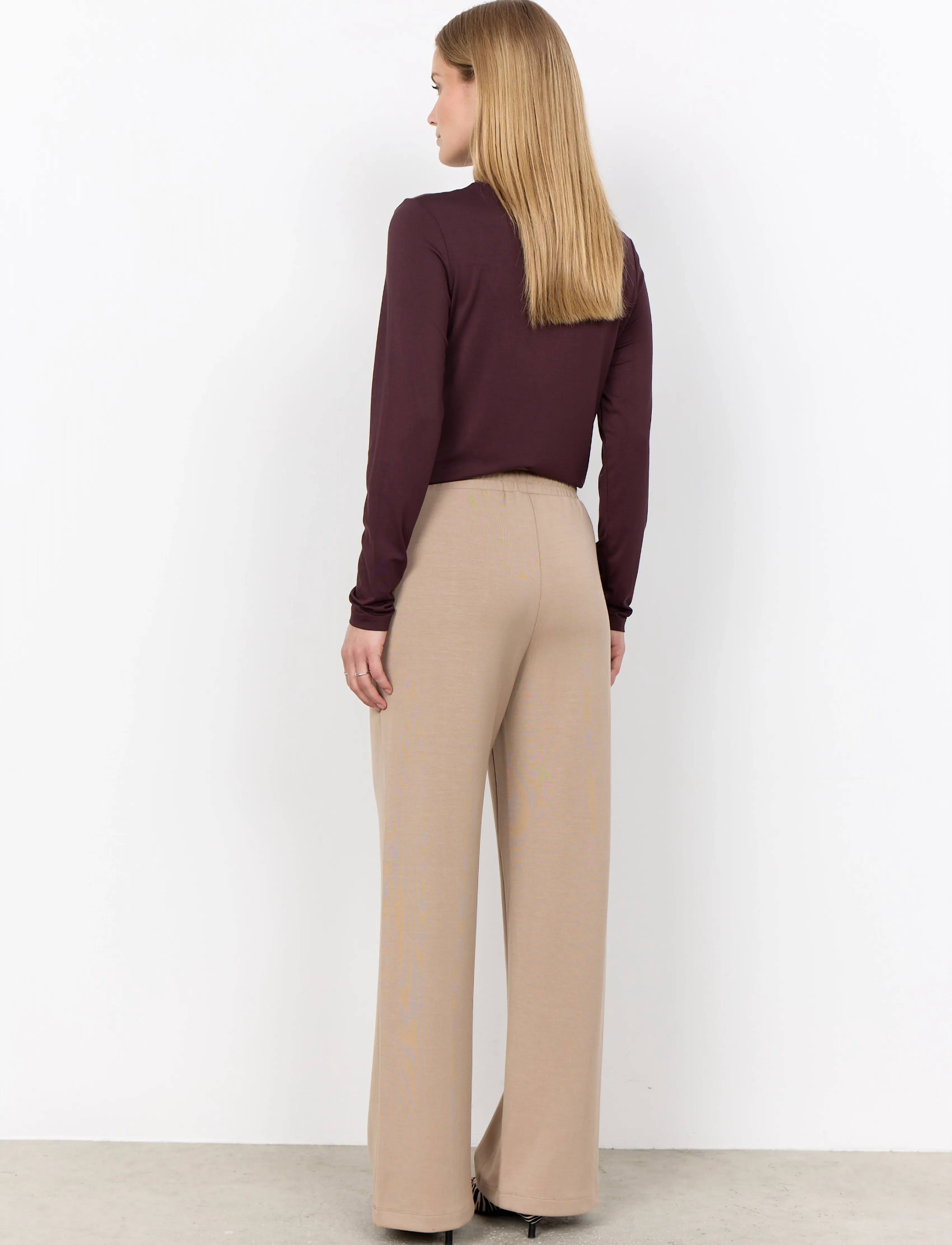 Soyaconcept - SC-MARICA - langärmlige tops - 8980 chocolate plum - 4