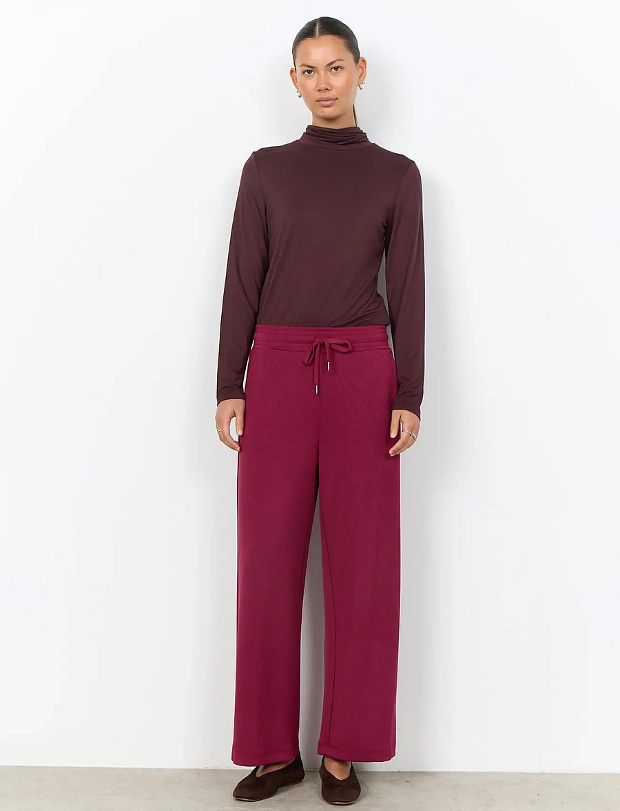 Soyaconcept - SC-MARICA - langärmlige tops - 8980 chocolate plum - 4