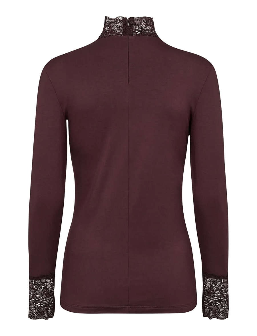 Soyaconcept - SC-MARICA - langärmlige tops - 8980 chocolate plum - 2