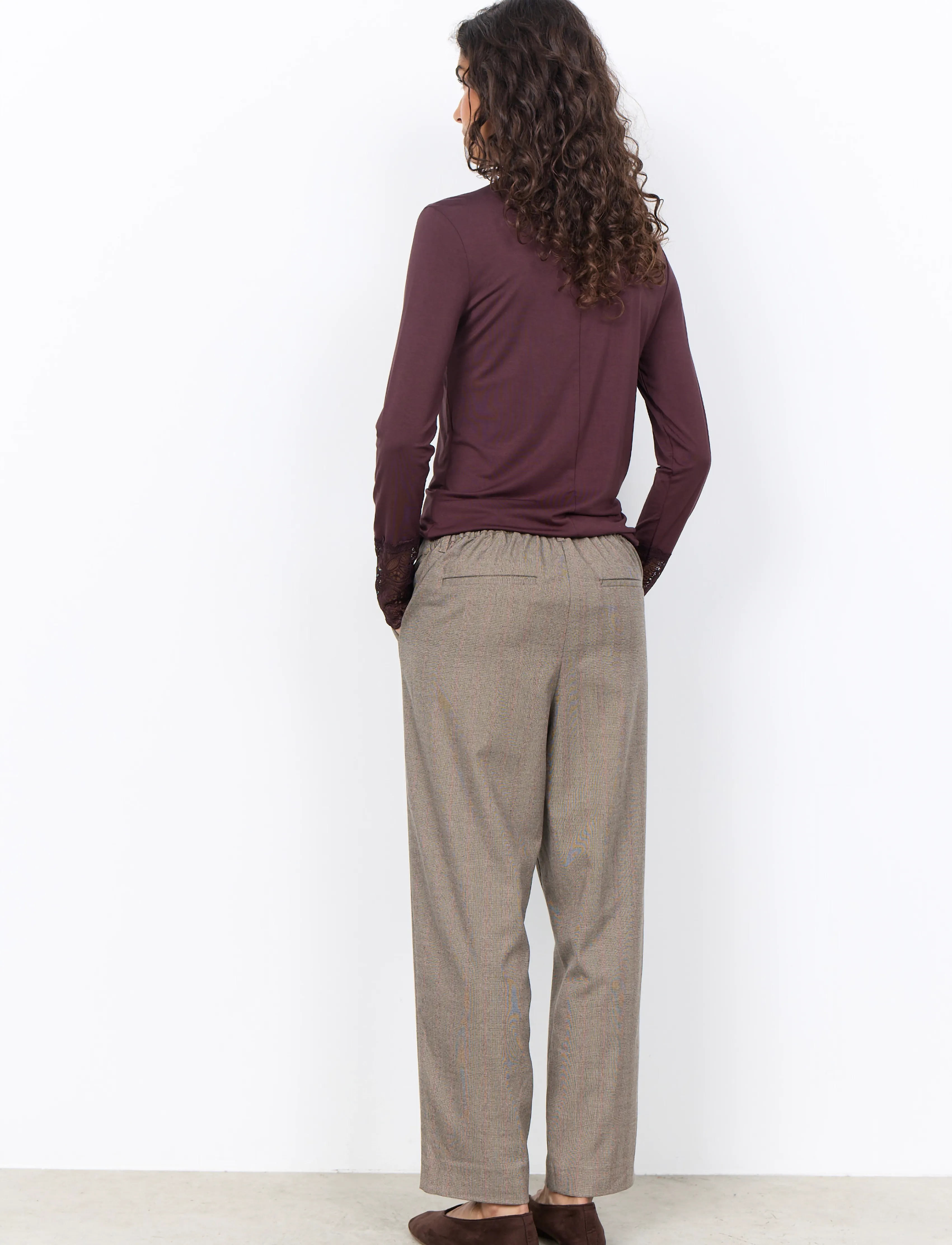 Soyaconcept - SC-MARICA - langärmlige tops - 8980 chocolate plum - 4