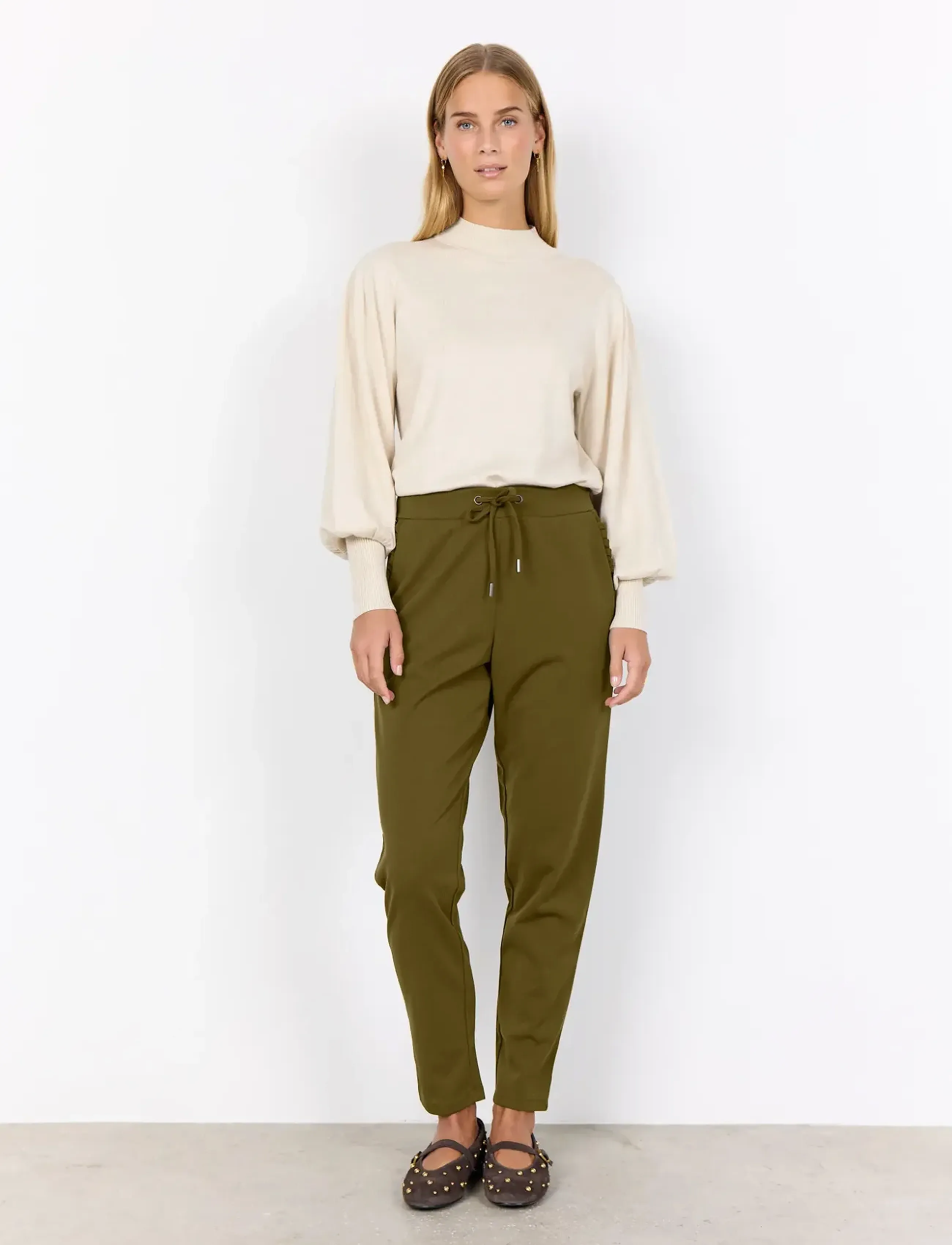 Soyaconcept SC-SIHAM - Hosen - 7965 DARK OLIVE / khaki/green