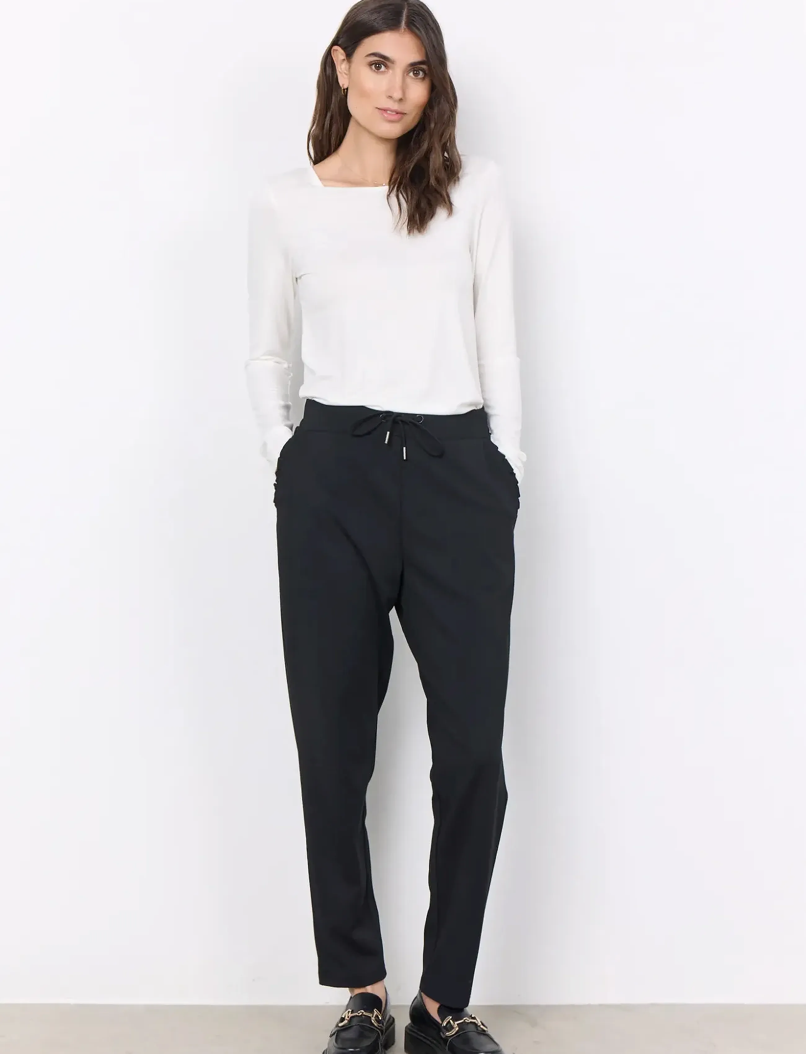 Soyaconcept Sc-Siham, XS, Black, Bukser > Joggers, Dame