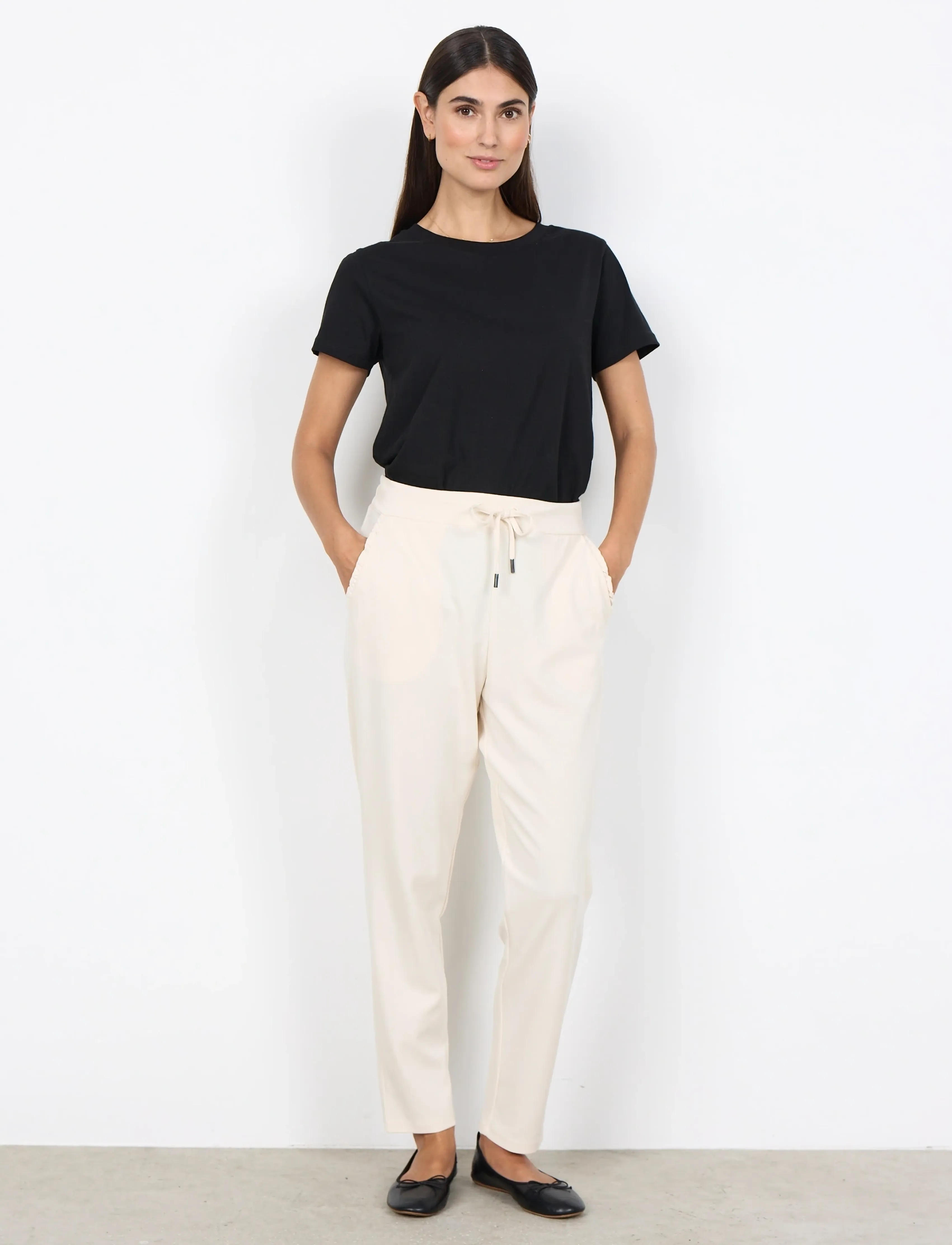 Soyaconcept Sc-Siham, XL, Cream, Bukser > Joggers, Dame