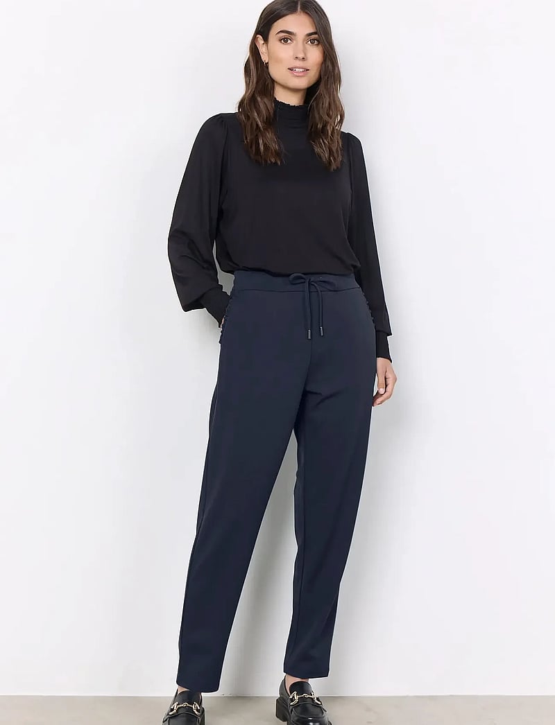 Soyaconcept - SC-SIHAM - pantalons jogger - navy - 0