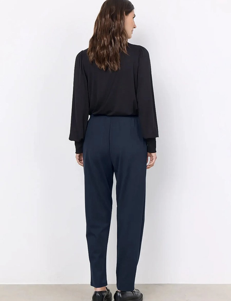 Soyaconcept - SC-SIHAM - straight leg trousers - navy - 3