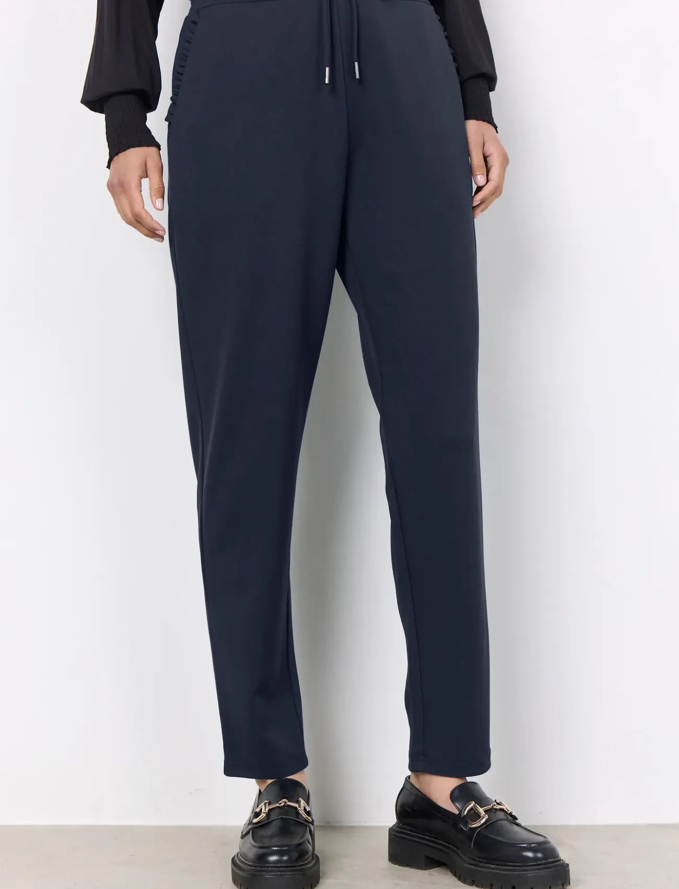 Soyaconcept - SC-SIHAM - straight leg trousers - navy - 4