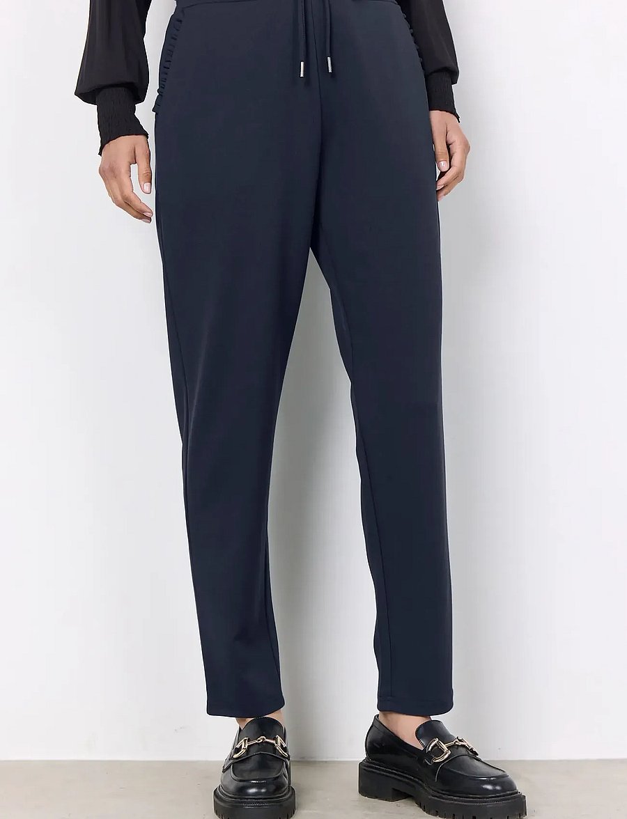 Soyaconcept - SC-SIHAM - straight leg trousers - navy - 4