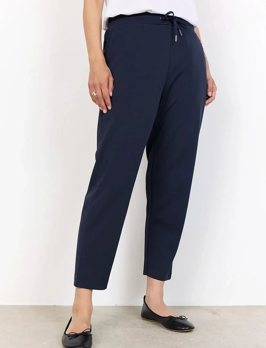 Soyaconcept - SC-SIHAM - slim fit bukser - navy - 4