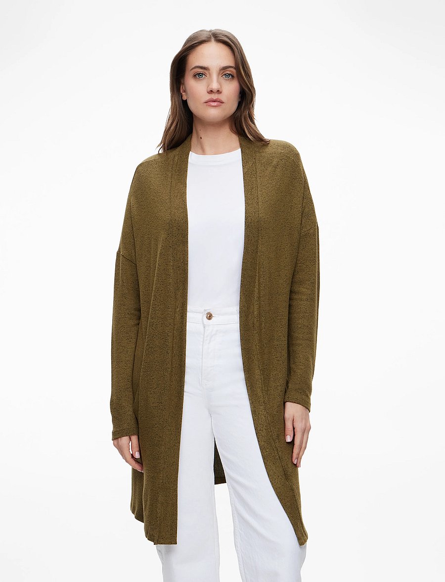 Soyaconcept - SC-BIARA - strickjacken - 97230 misty olive mel - 0
