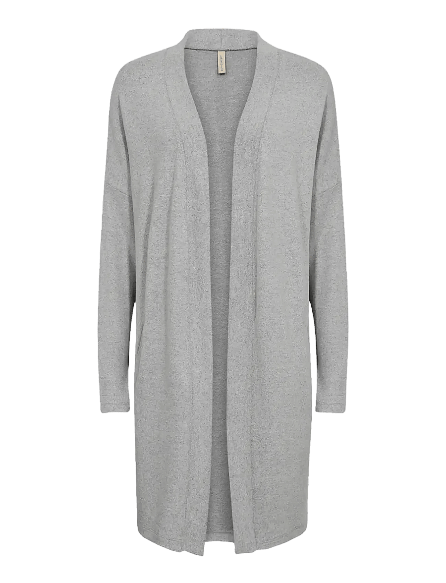 Soyaconcept - SC-BIARA - strickjacken - 99470 med. grey melange - 1