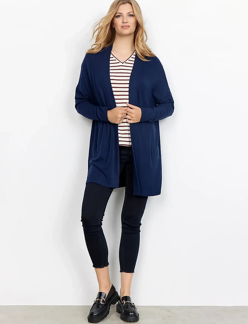 Soyaconcept - SC-BIARA - cardigans - navy melange - 4