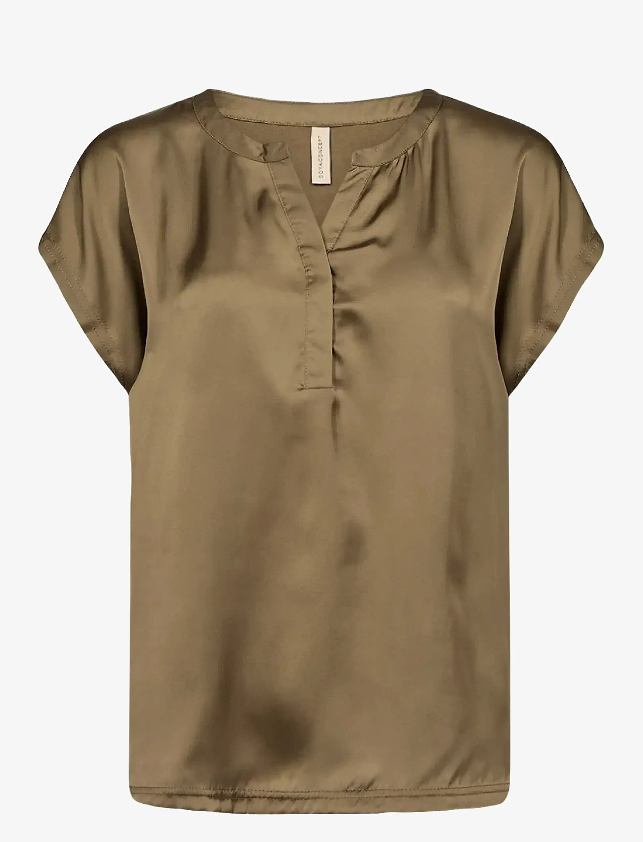 Soyaconcept - SC-THILDE - kortærmede bluser - 7230 misty olive - 1