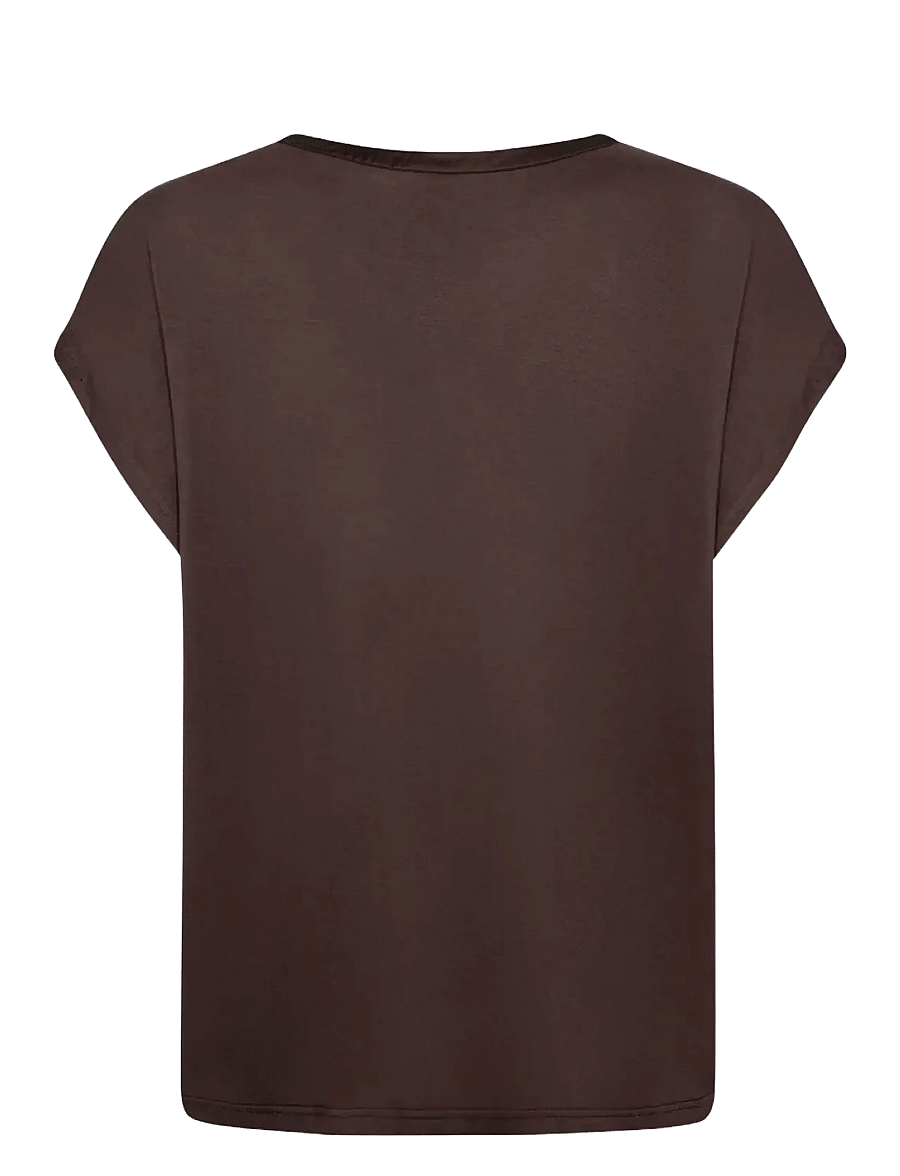 Soyaconcept - SC-THILDE - short-sleeved blouses - 8694 hot fudge - 2