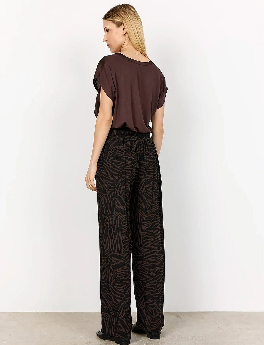 Soyaconcept - SC-THILDE - short-sleeved blouses - 8694 hot fudge - 3