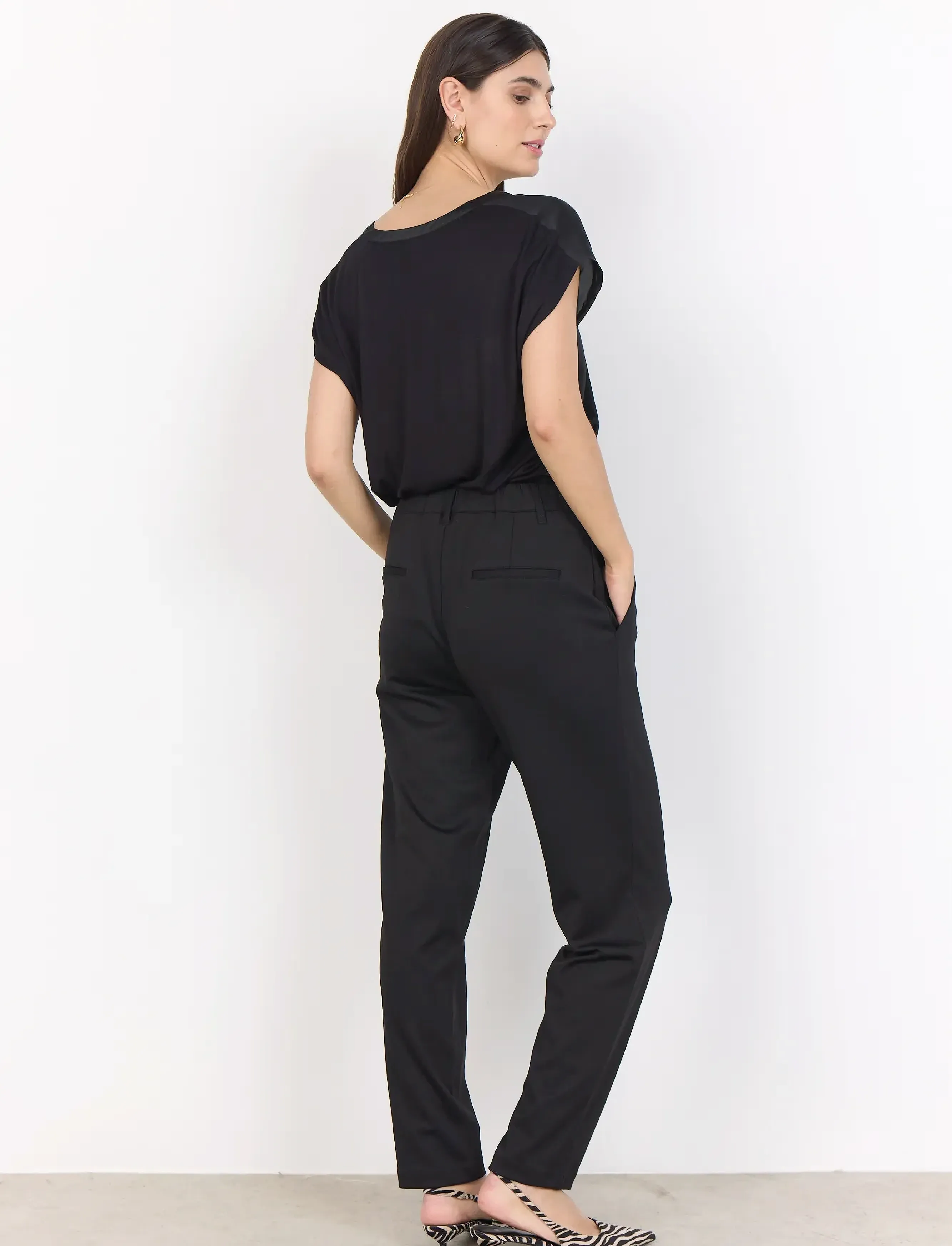 Soyaconcept - SC-THILDE - blūzes ar īsām piedurknēm - black - 3