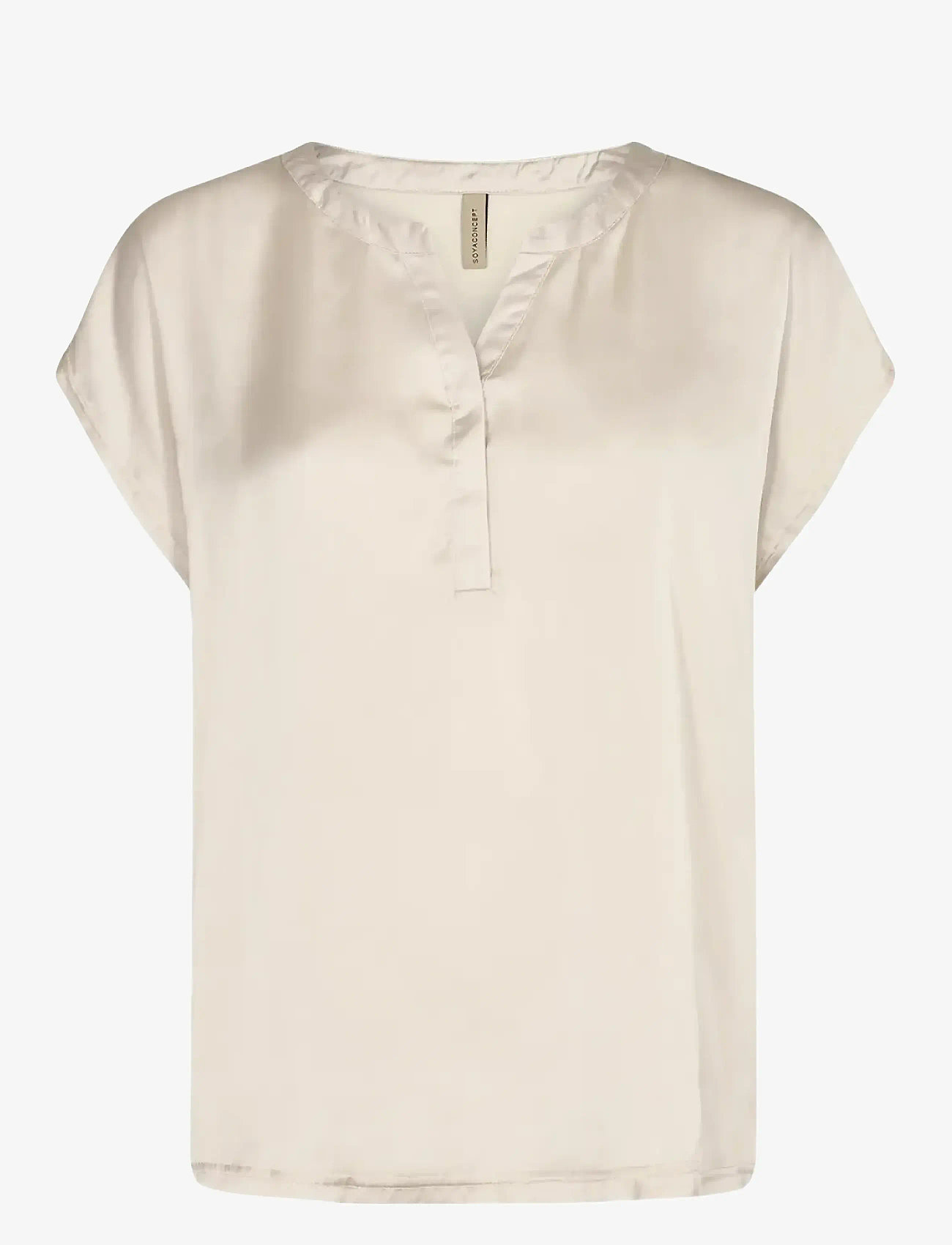Soyaconcept - SC-THILDE - kurzämlige blusen - cream - 0