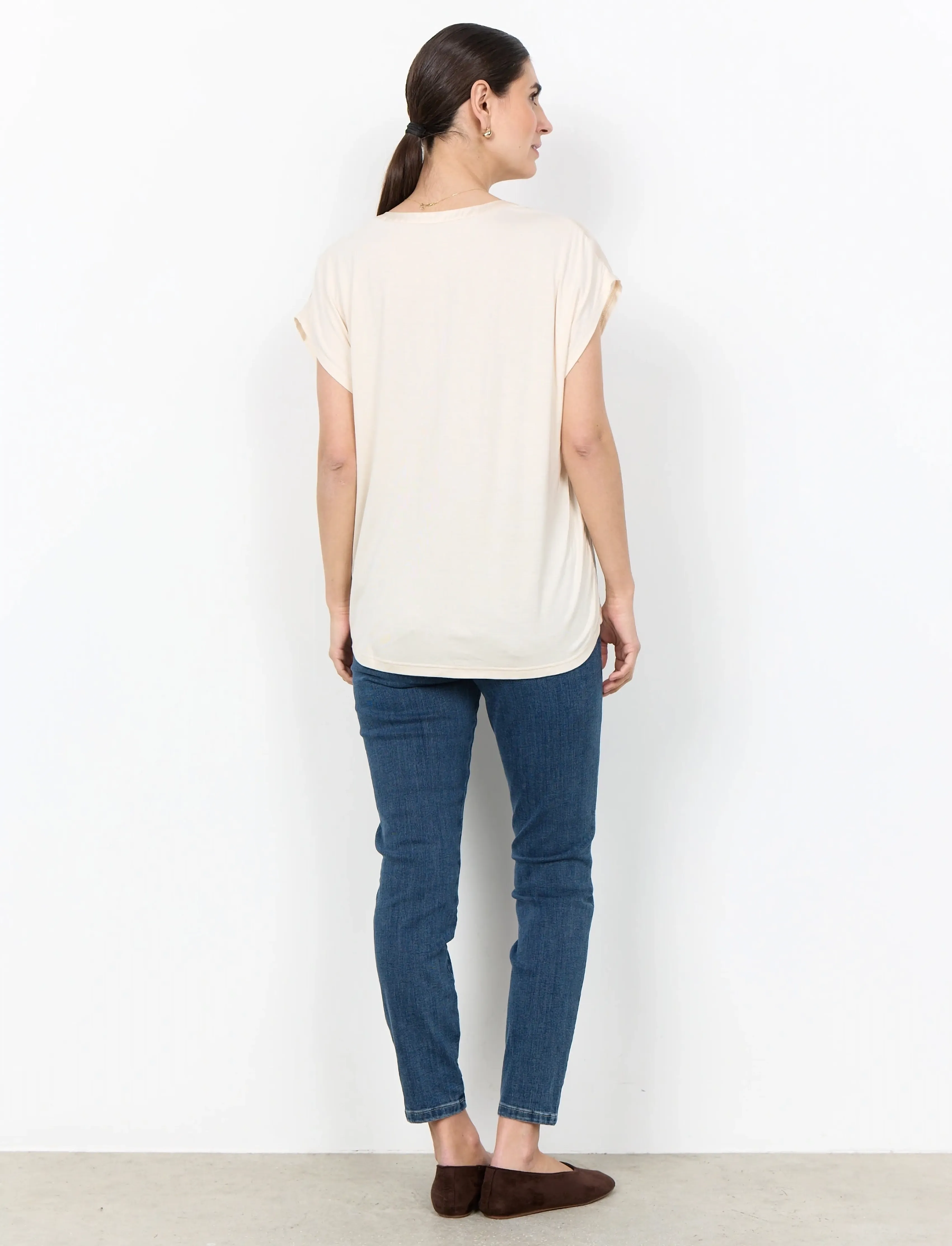 Soyaconcept - SC-THILDE - short-sleeved blouses - cream - 4