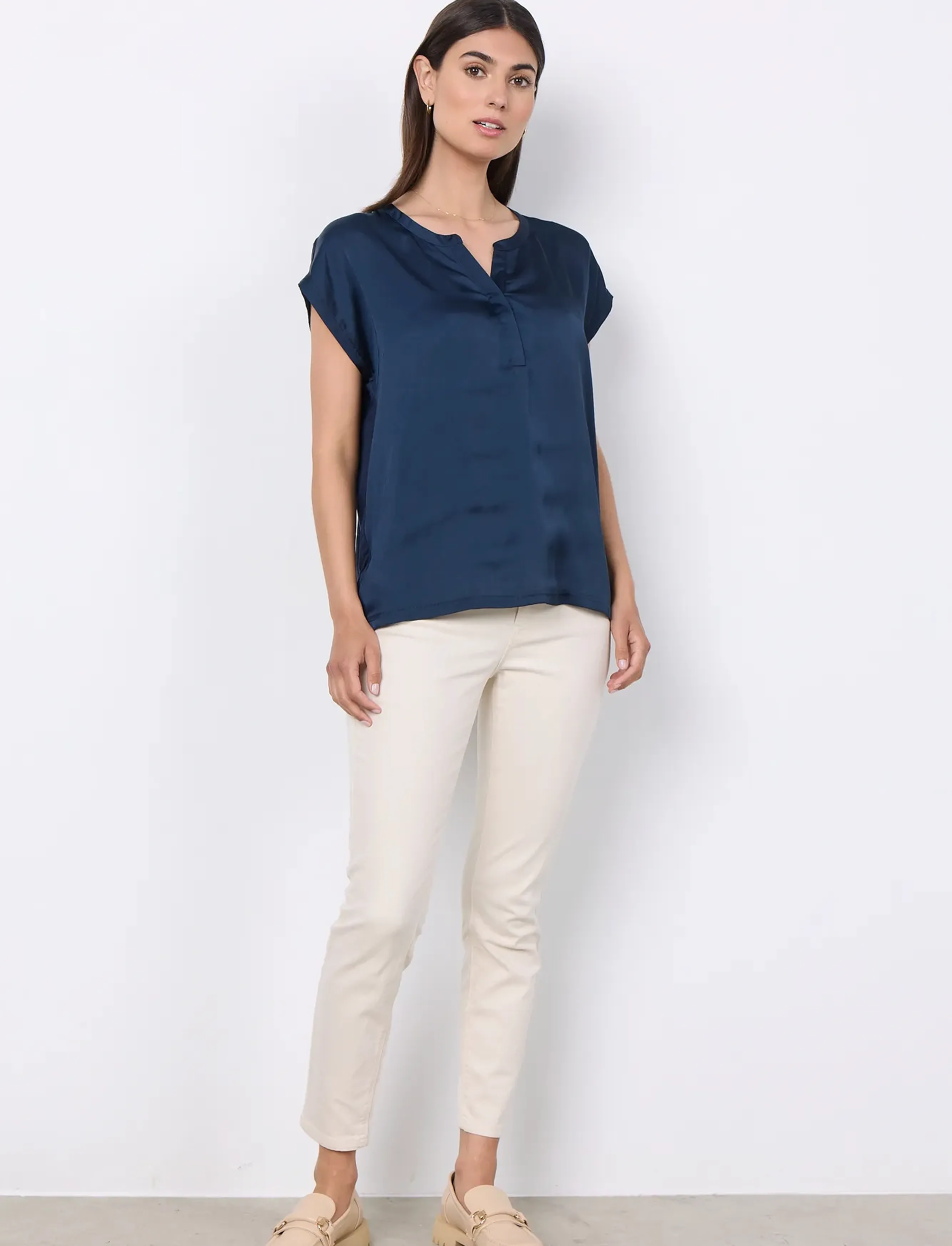 Soyaconcept - SC-THILDE - short-sleeved blouses - navy - 4