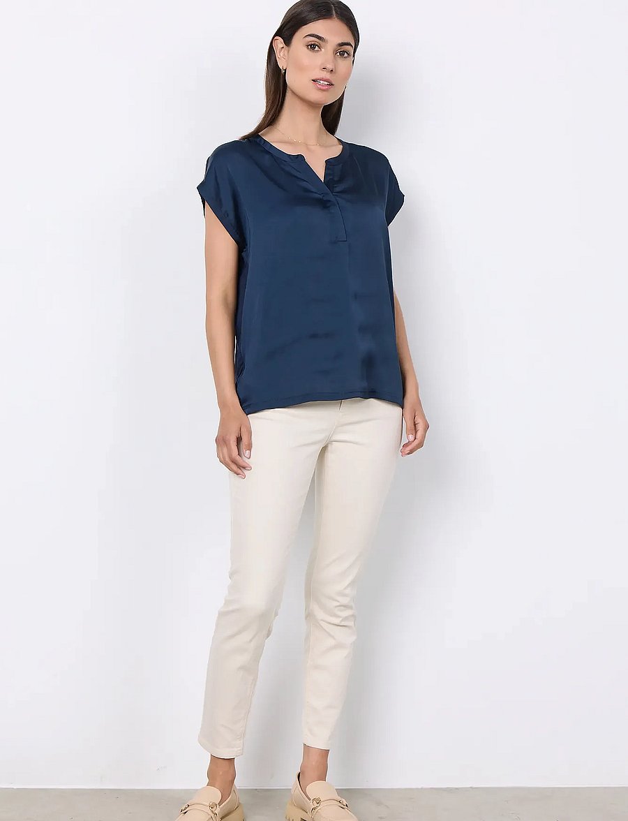 Soyaconcept - SC-THILDE - short-sleeved blouses - navy - 4