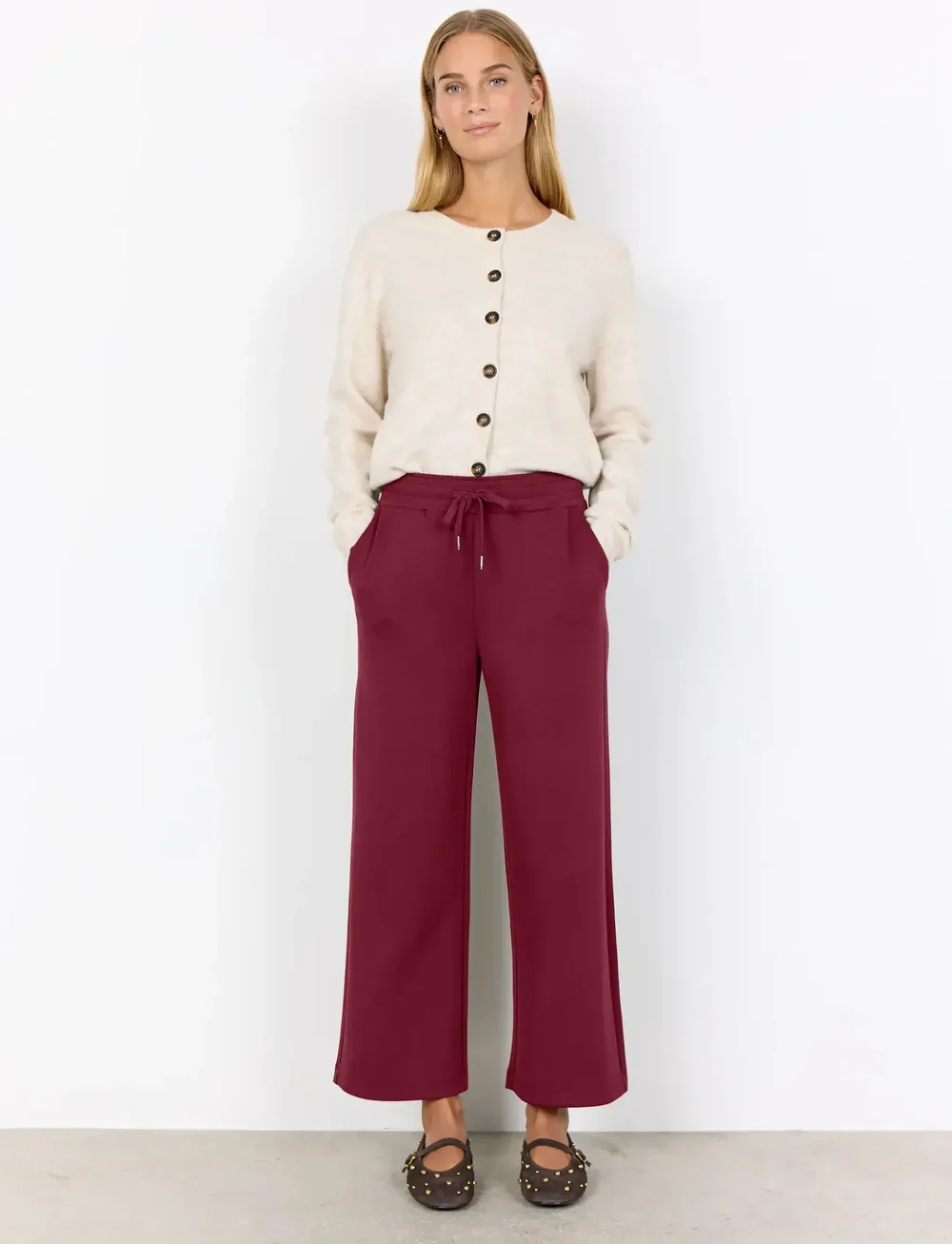 Soyaconcept - SC-BANU - joggersid - 4850 dark red - 0