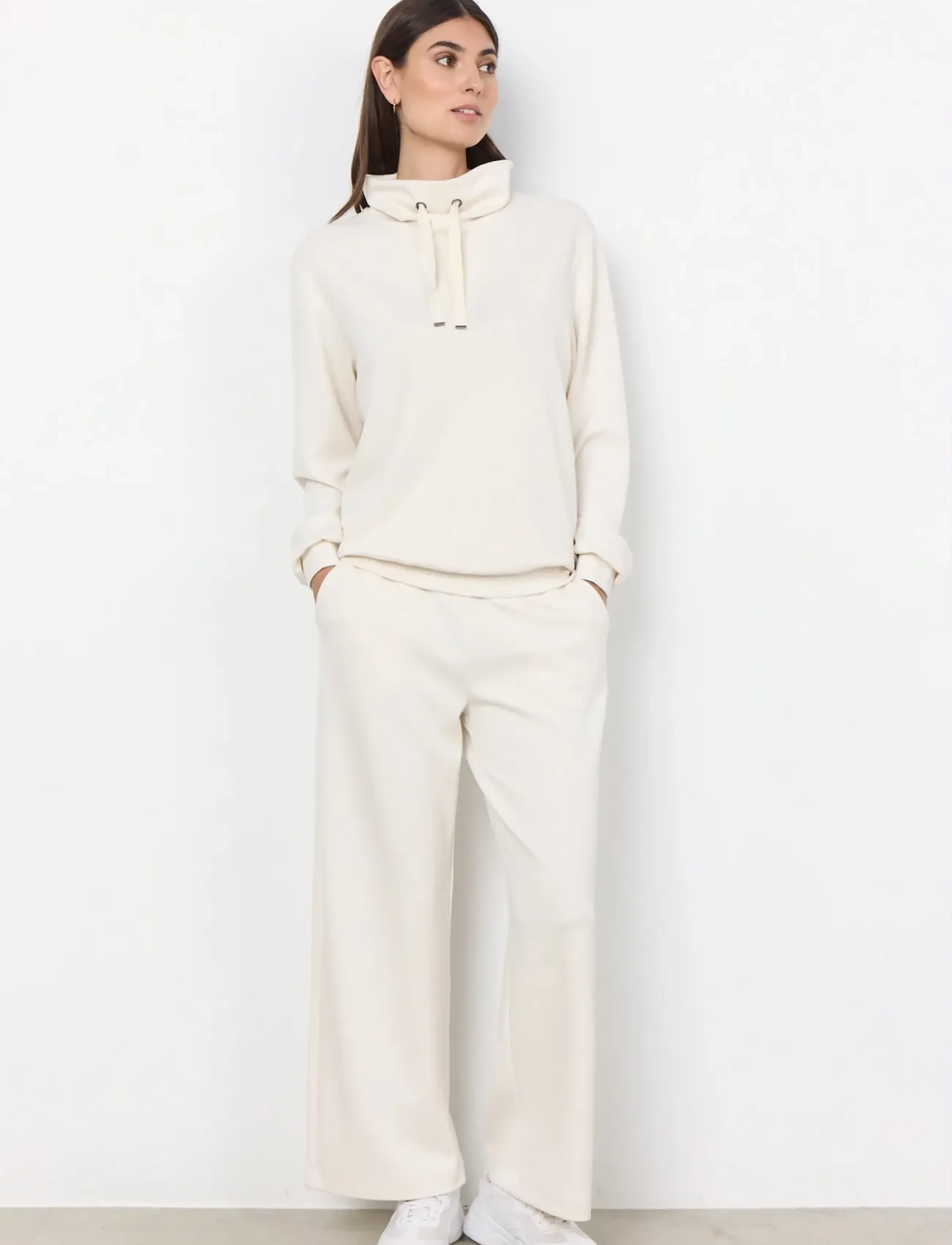 Soyaconcept SC-BANU - Hosen mit weitem Bein - CREAM / cream