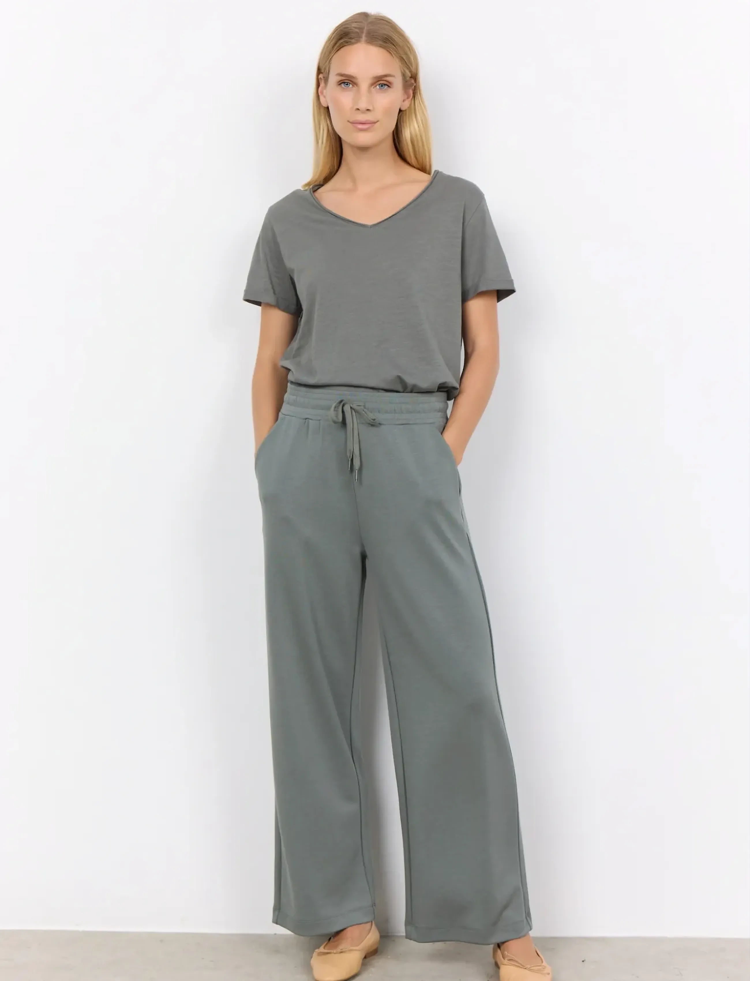 Soyaconcept SC-BANU - Dressipüksid - MISTY / khaki/green