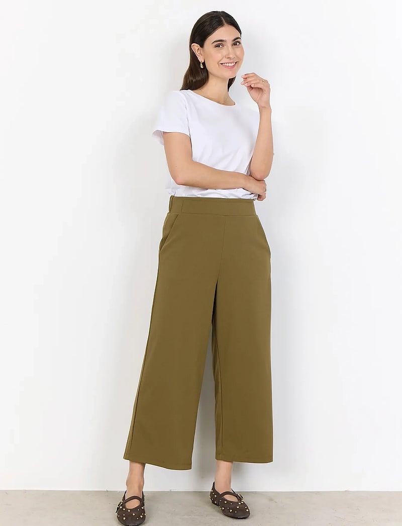 Soyaconcept - SC-SIHAM - hosen mit weitem bein - 7230 misty olive - 0