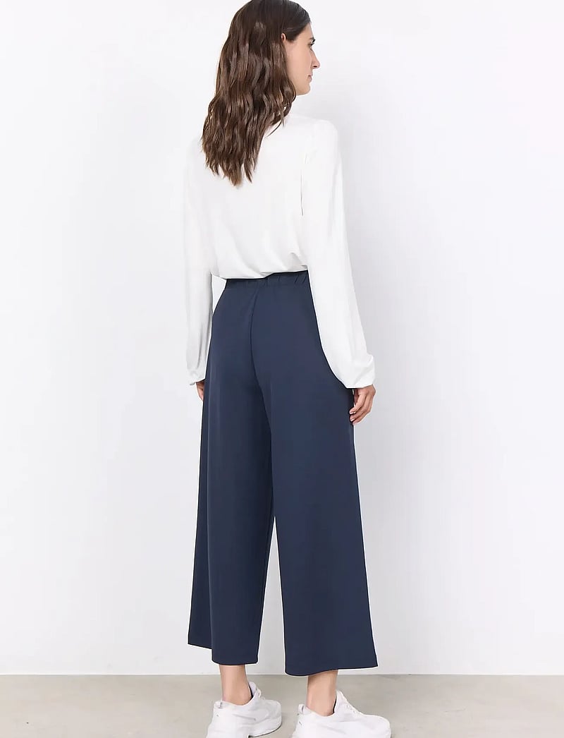 Soyaconcept - SC-SIHAM - wide leg trousers - navy - 3