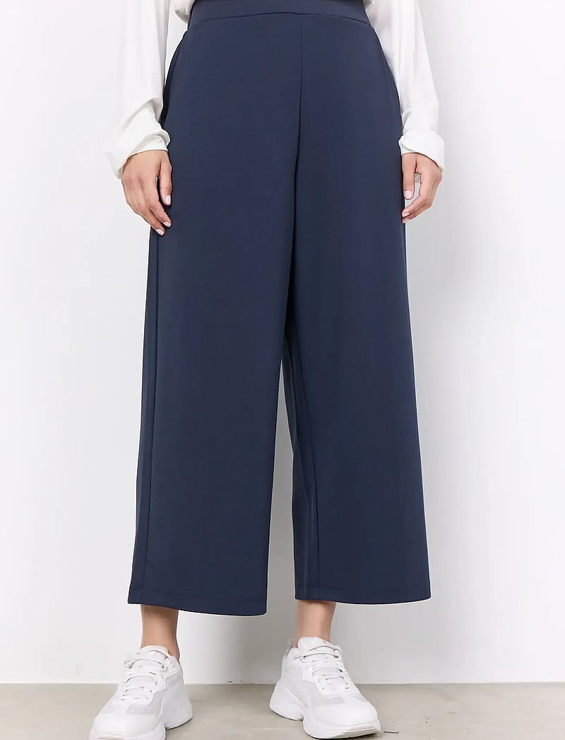 Soyaconcept - SC-SIHAM - wide leg trousers - navy - 4
