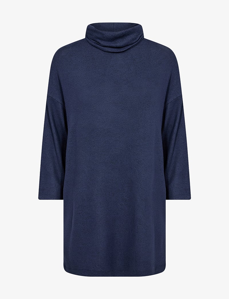 Soyaconcept - SC-BIARA - sweatshirts & hoodies - blue iris melange - 1