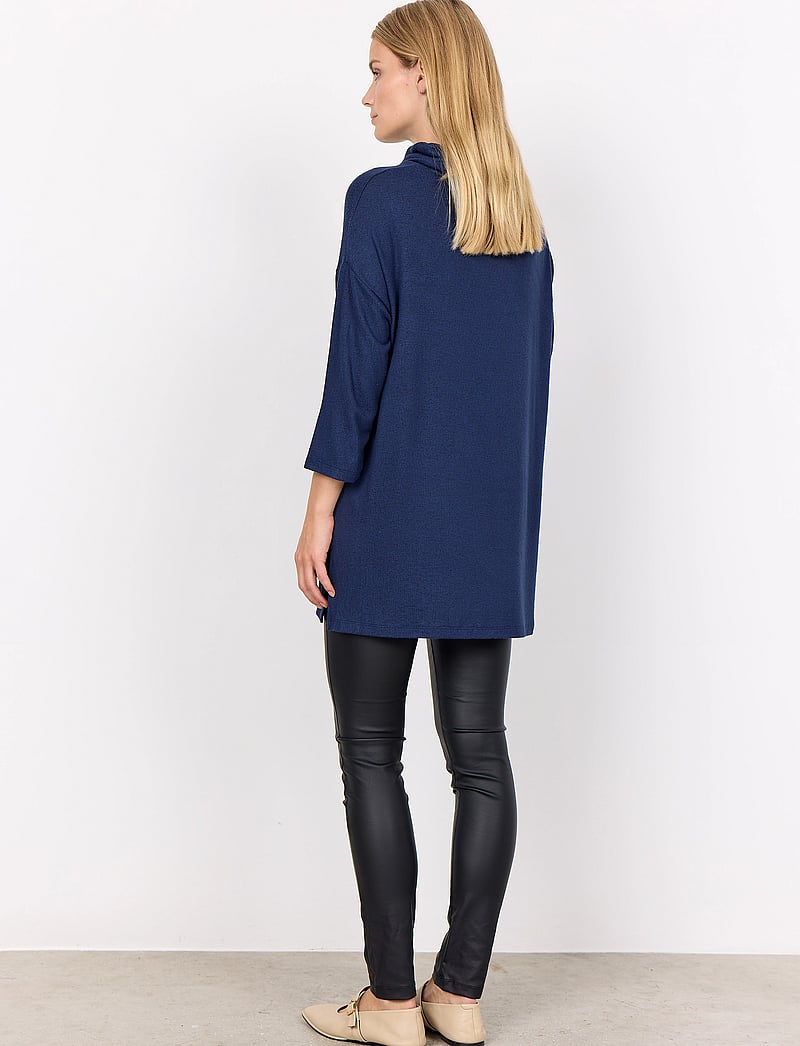 Soyaconcept - SC-BIARA - sweatshirts & hoodies - blue iris melange - 3