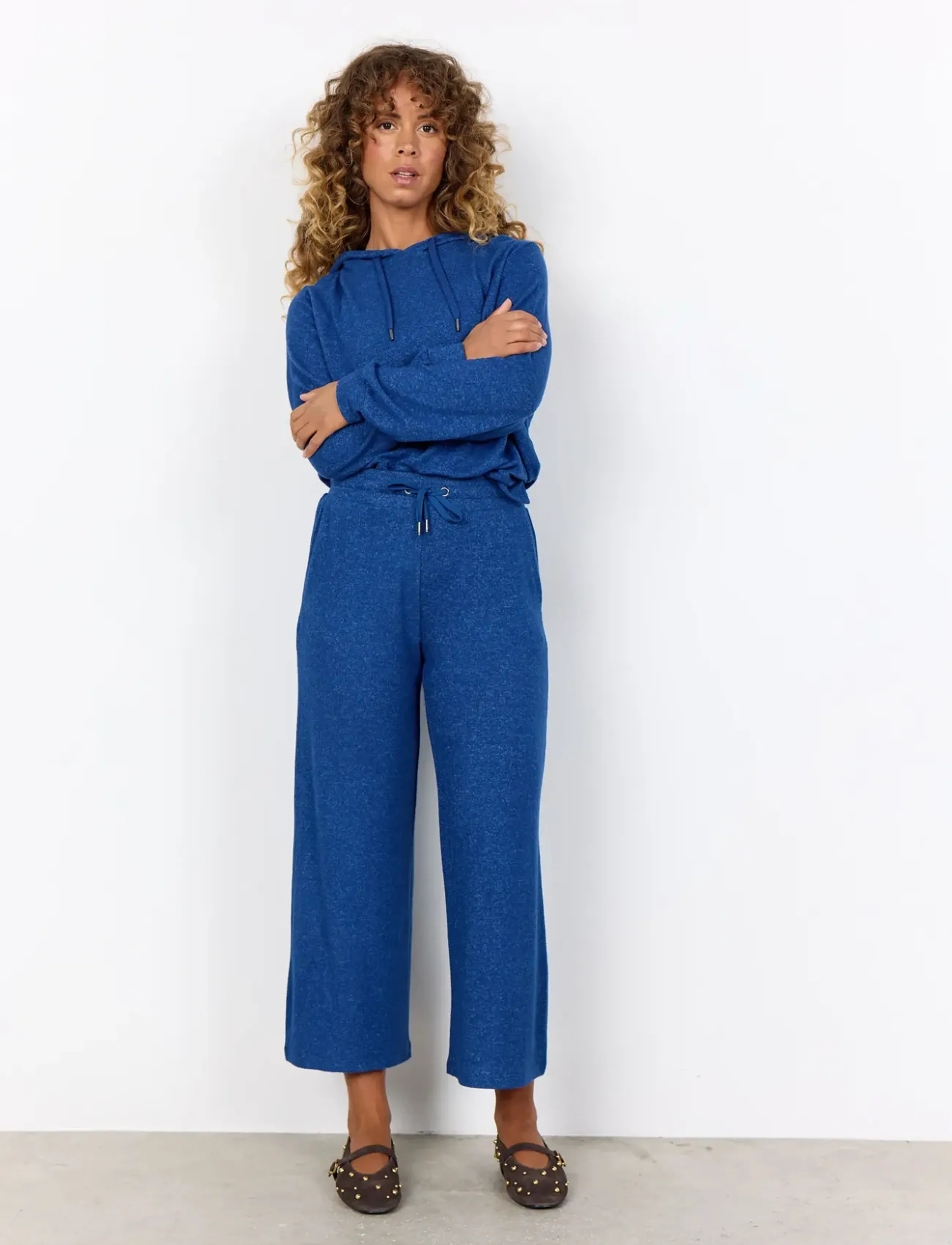 Soyaconcept SC-BIARA - Casual bukser - 96832 ESTATE BLUE MELANGE / blue