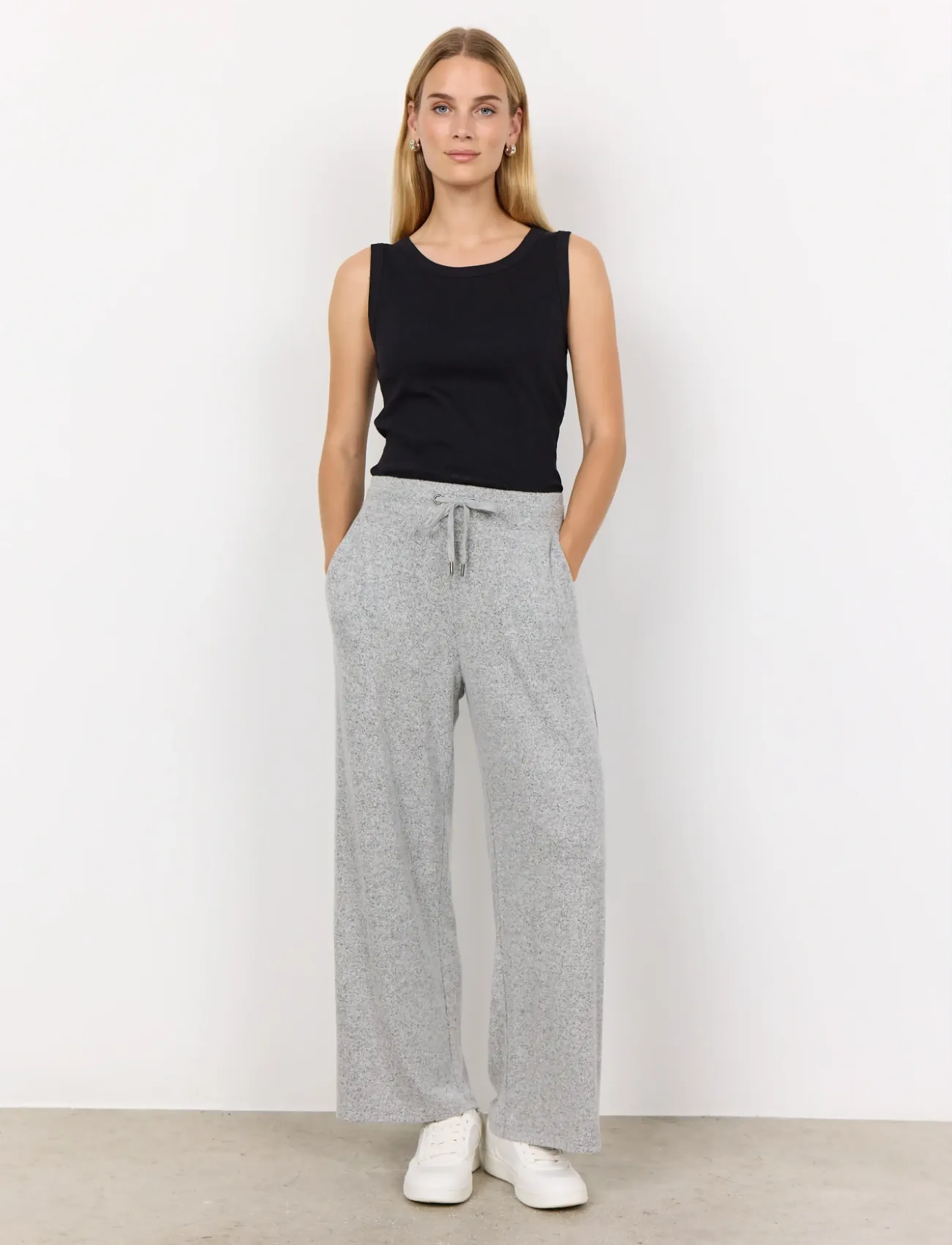 Soyaconcept SC-BIARA - Vabaajapüksid - LT GREY MELANGE / grey