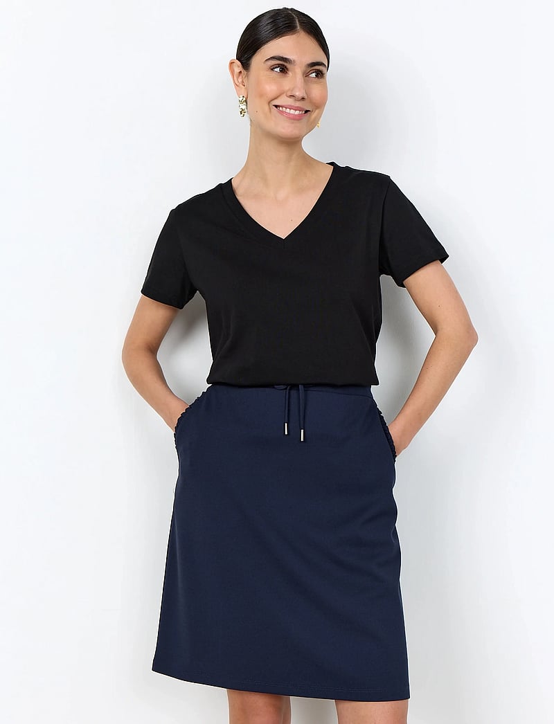 Soyaconcept - SC-SIHAM - korte nederdele - navy - 0