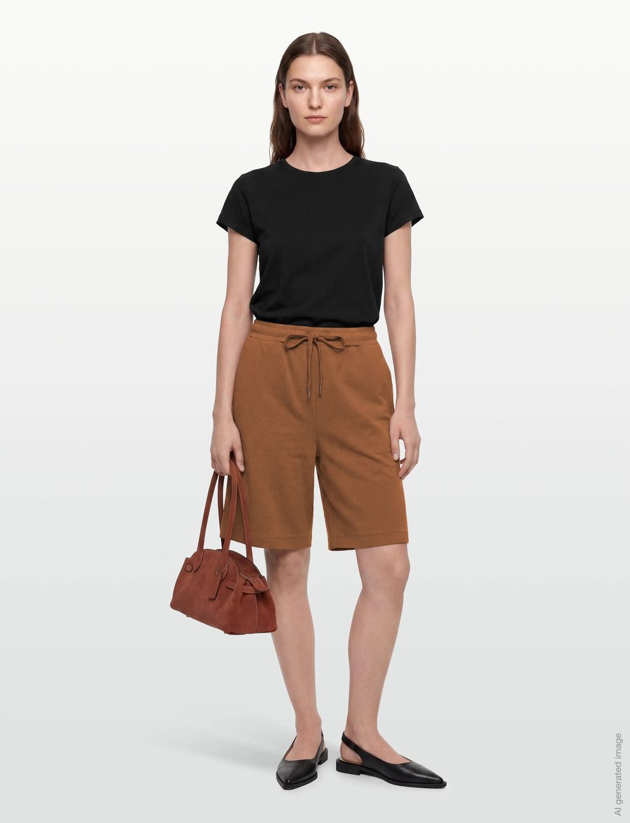 Soyaconcept - SC-BANU - sweat shorts - 8710 toffee - 0