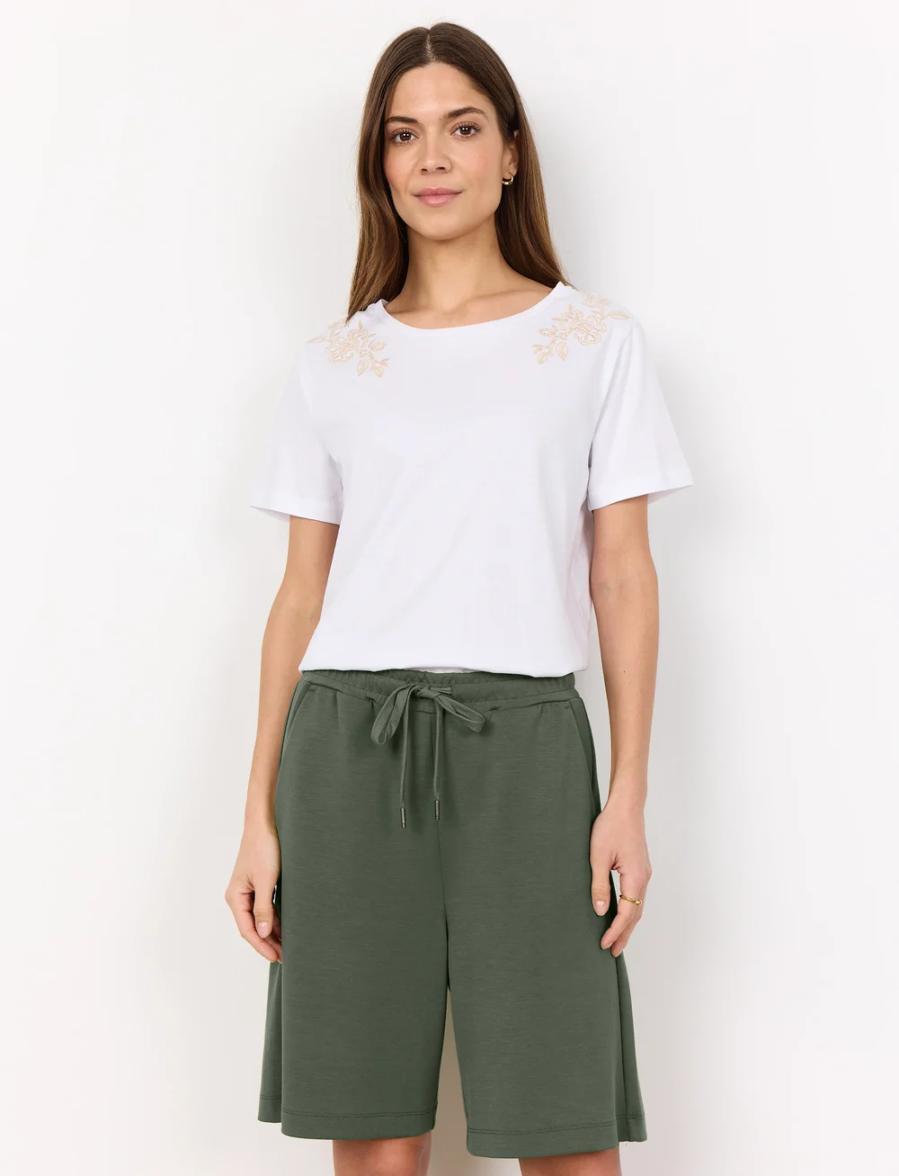 Soyaconcept - SC-BANU - sweatshorts - dark army - 0