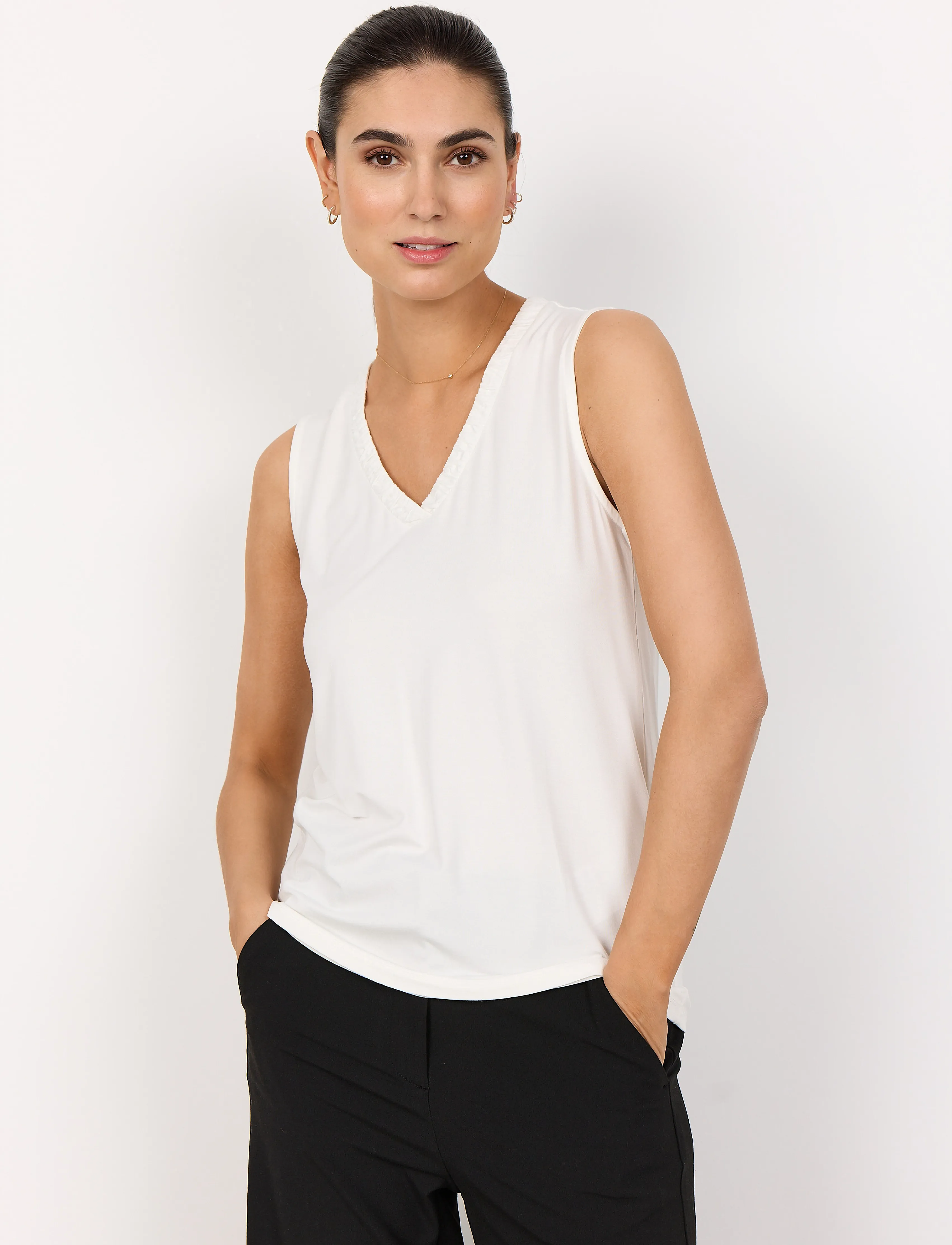 Soyaconcept - SC-MARICA - Ärmellose tops - offwhite - 0