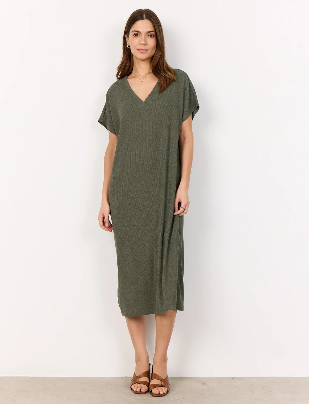 Soyaconcept - SC-DELIA - t-shirt-kleider - dark army - 3