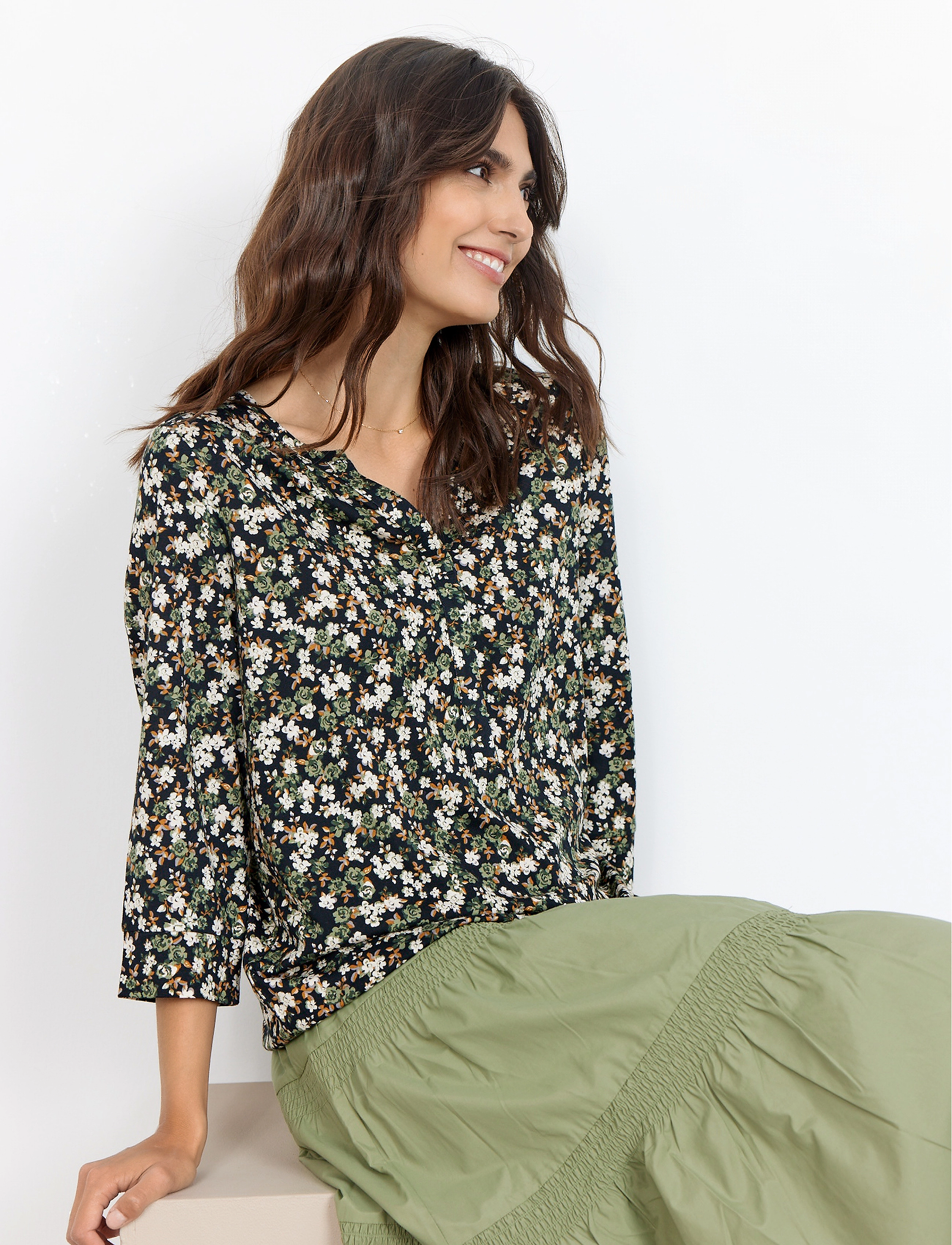 Soyaconcept - SC-FELICITY AOP - oil green combi - 2