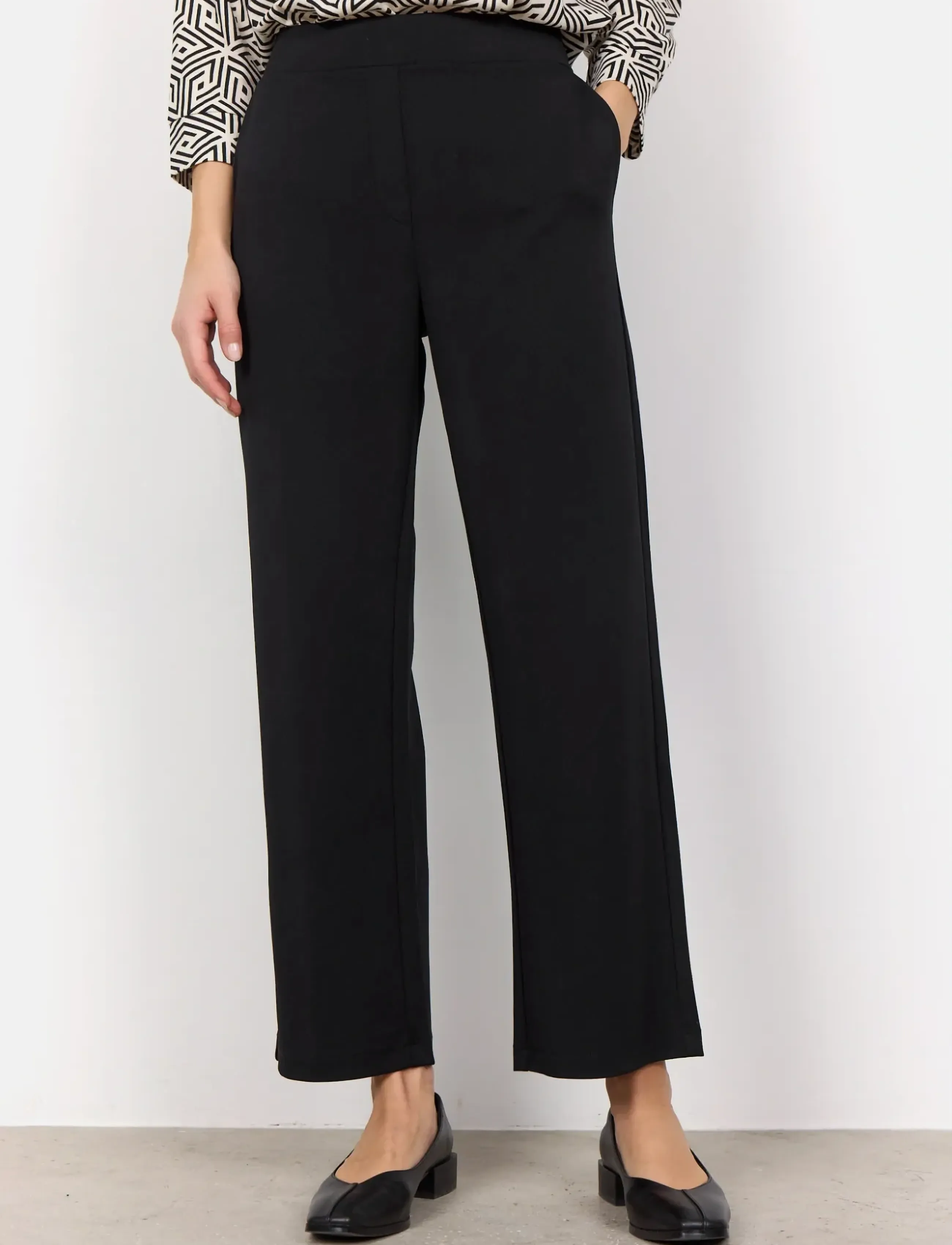 Soyaconcept - SC-SIHAM - raka byxor - black - 4