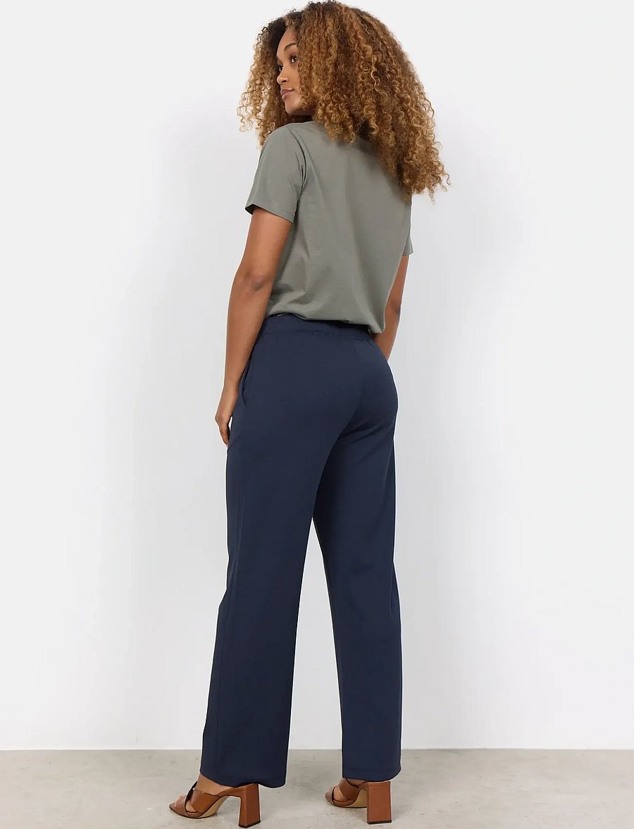 Soyaconcept - SC-SIHAM - straight leg trousers - navy - 3