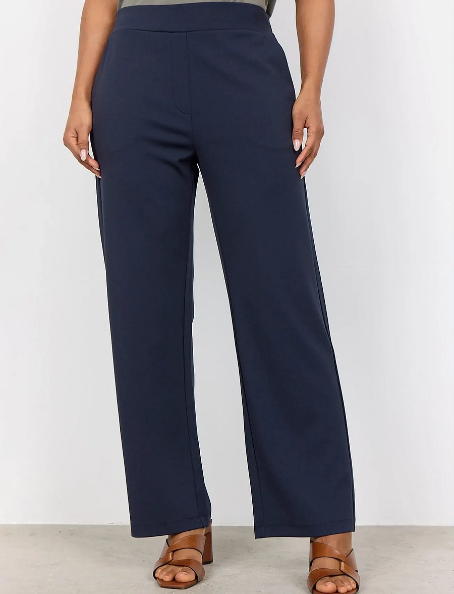 Soyaconcept - SC-SIHAM - straight leg trousers - navy - 4