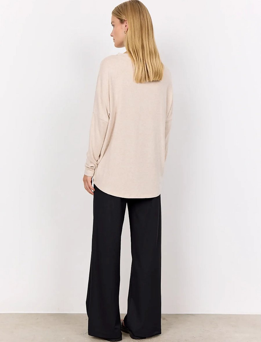 Soyaconcept - SC-BIARA - striktrøjer - cream melange - 3