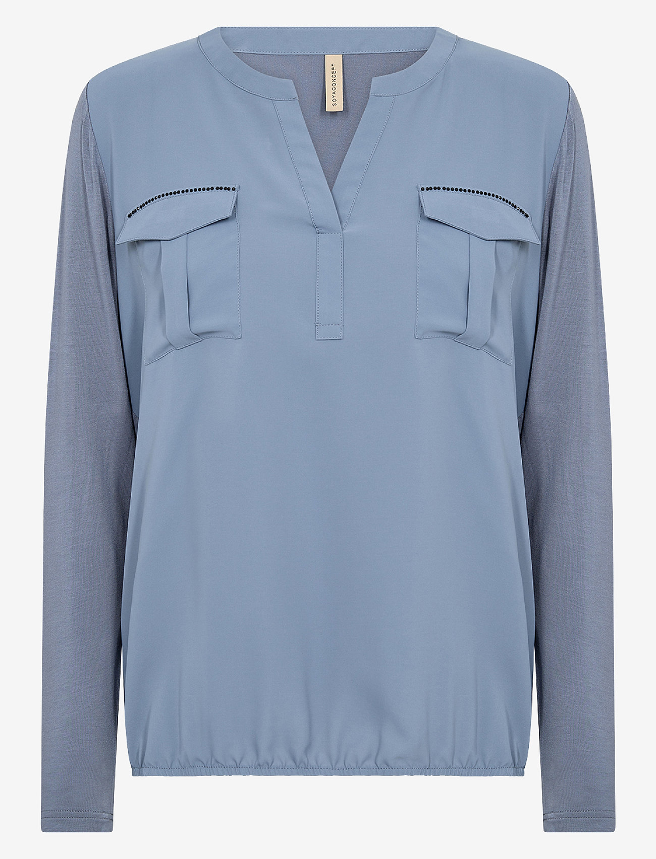 Soyaconcept - SC-HERMINE - langærmede bluser - flint blue - 0