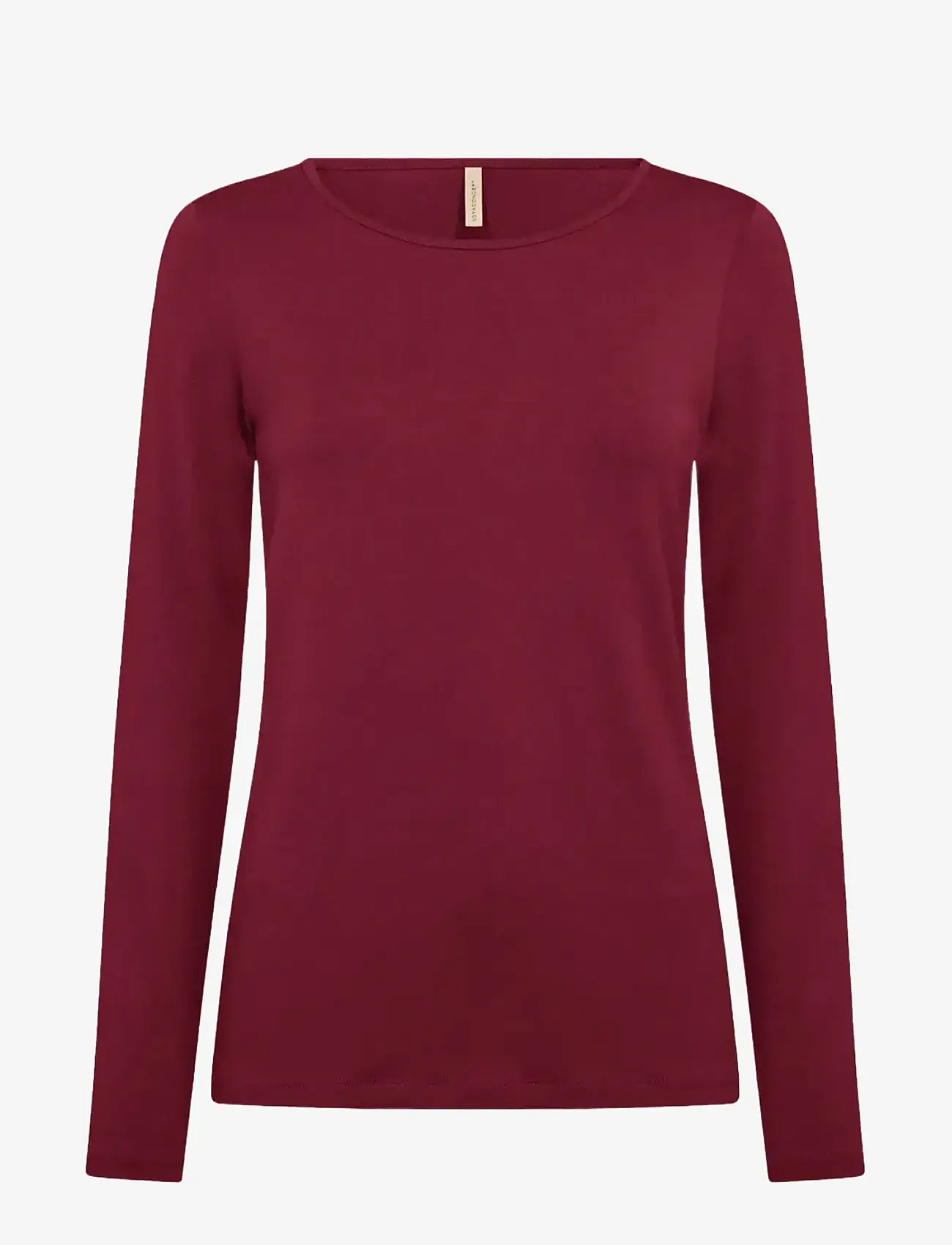 Soyaconcept - SC-MARICA - långärmade toppar - 4850 dark red - 0