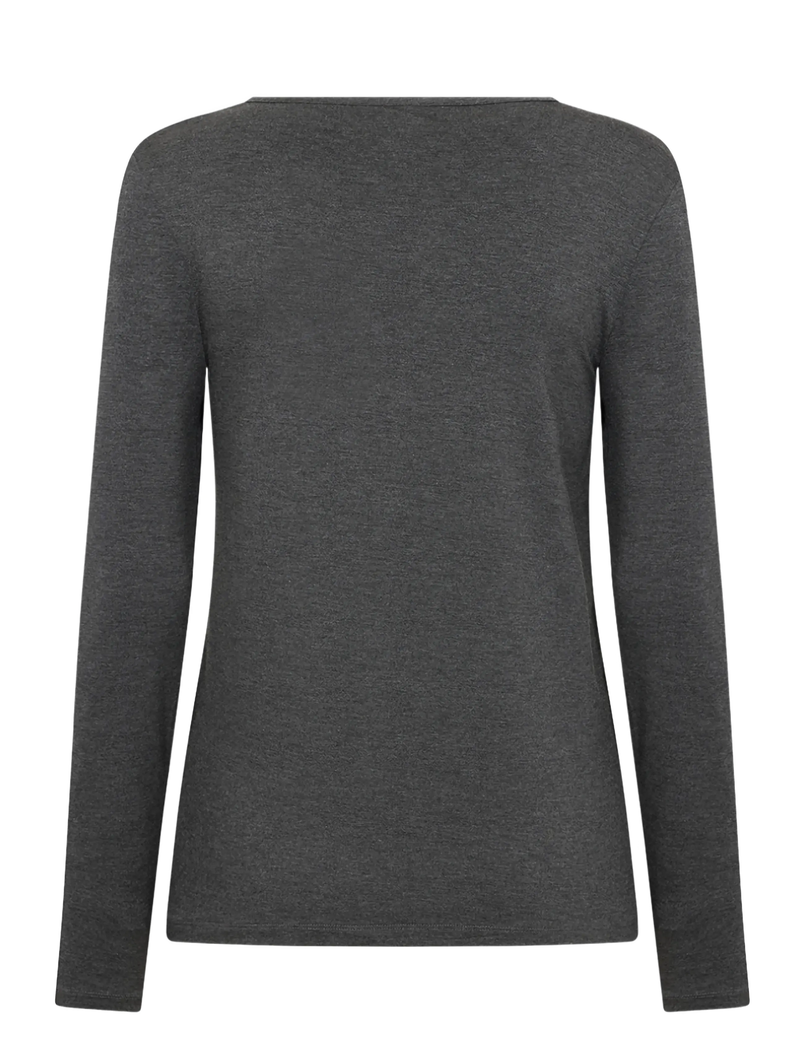 Soyaconcept - SC-MARICA - langärmlige tops - 99870 dark earth melange - 2