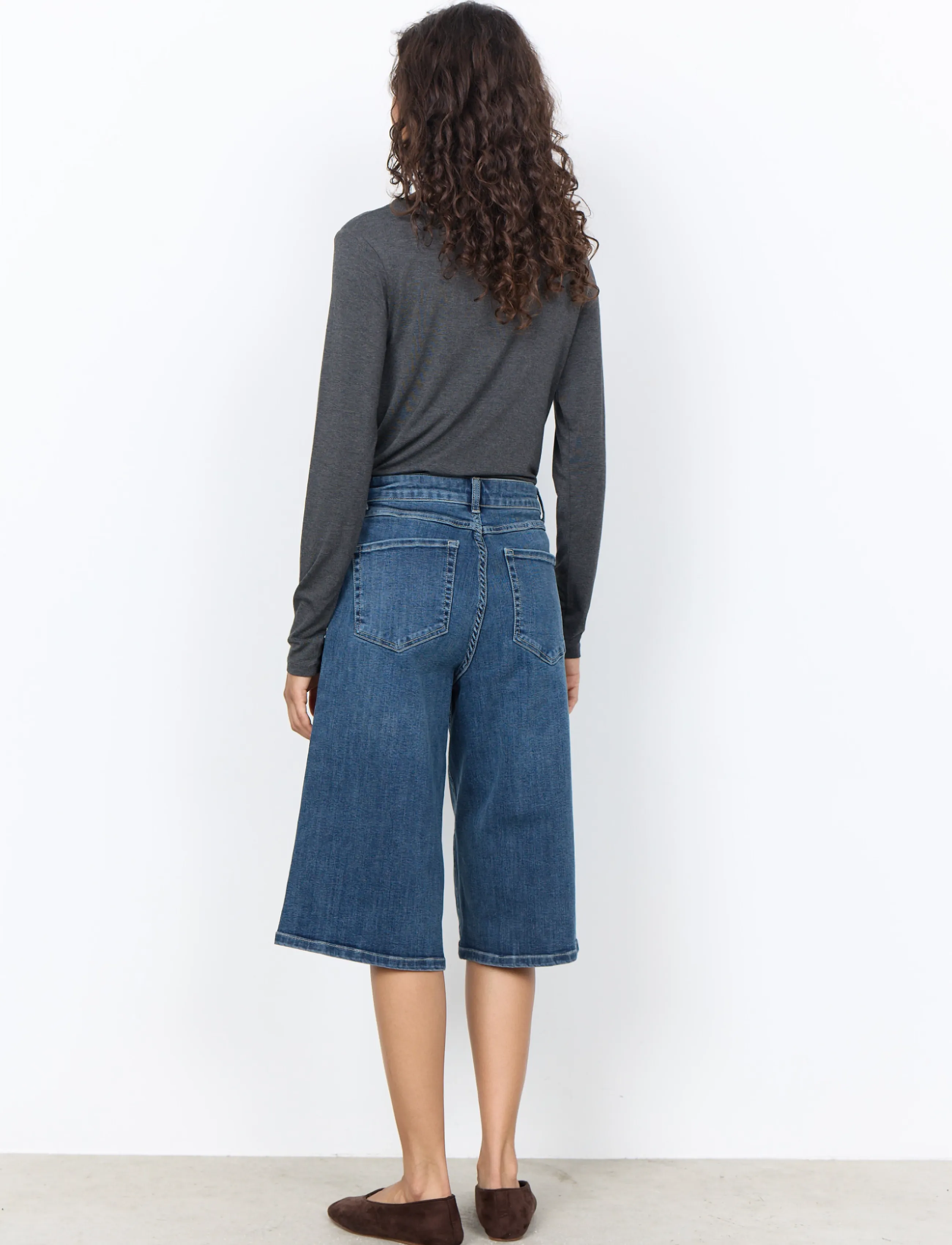 Soyaconcept - SC-MARICA - langärmlige tops - 99870 dark earth melange - 3