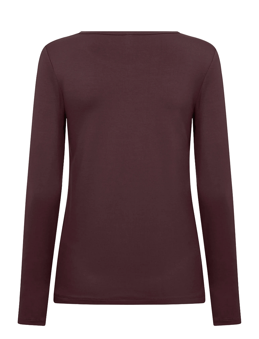 Soyaconcept - SC-MARICA - langärmlige tops - 8980 chocolate plum - 2